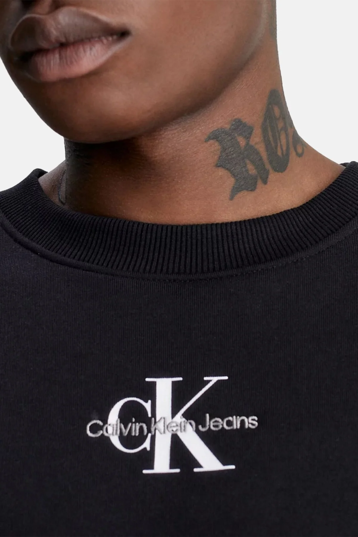 Calvin Klein Pamuklu Regular Fit J30J323434BEH Erkek Sweat J30J323434 BEH SİYAH - 5