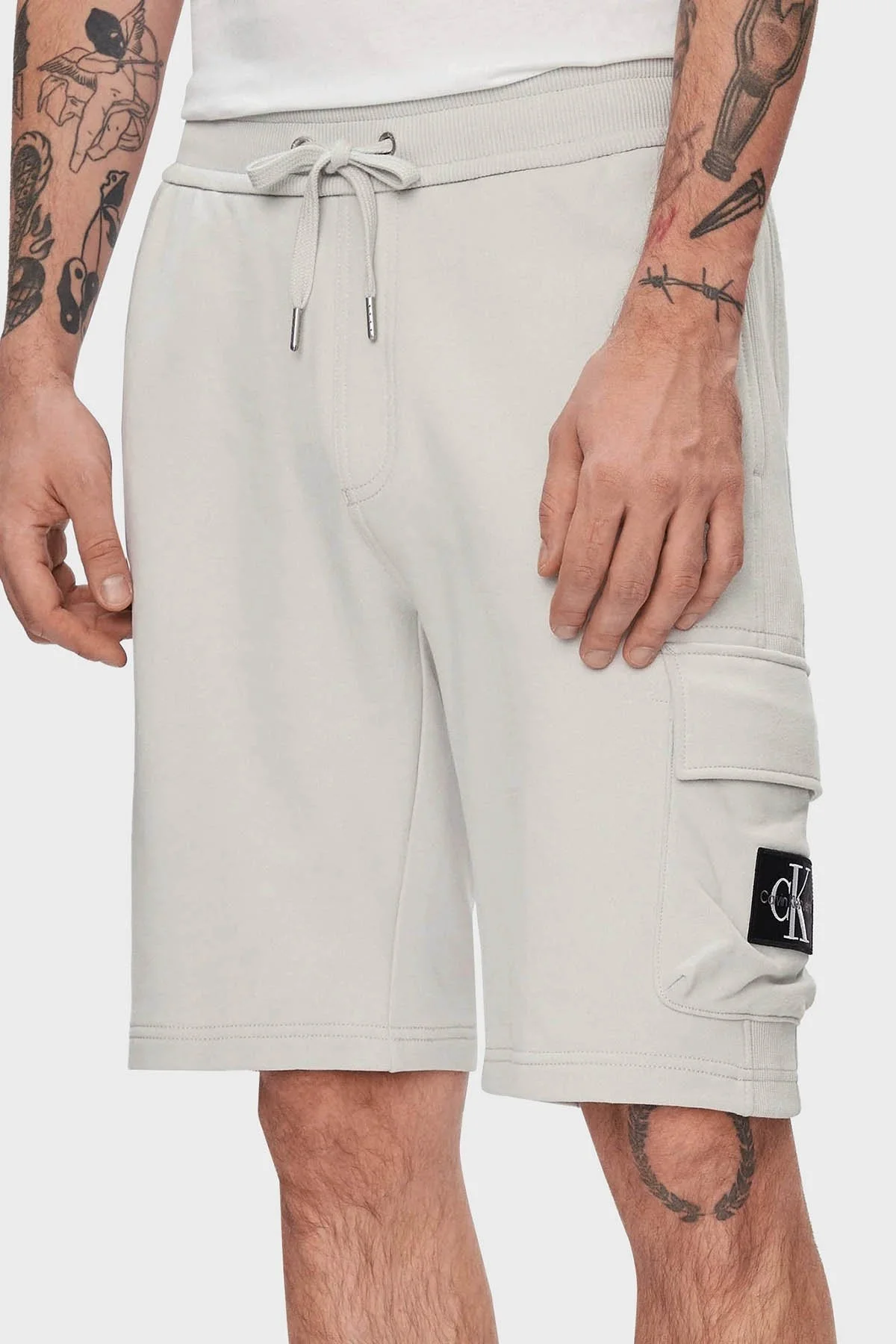 Calvin Klein Pamuklu Regular Fit J30J325132PC8 Erkek Short J30J325132 PC8 GRİ - 2