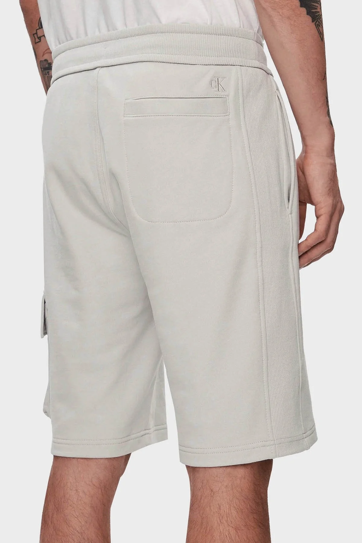 Calvin Klein Pamuklu Regular Fit J30J325132PC8 Erkek Short J30J325132 PC8 GRİ - 3