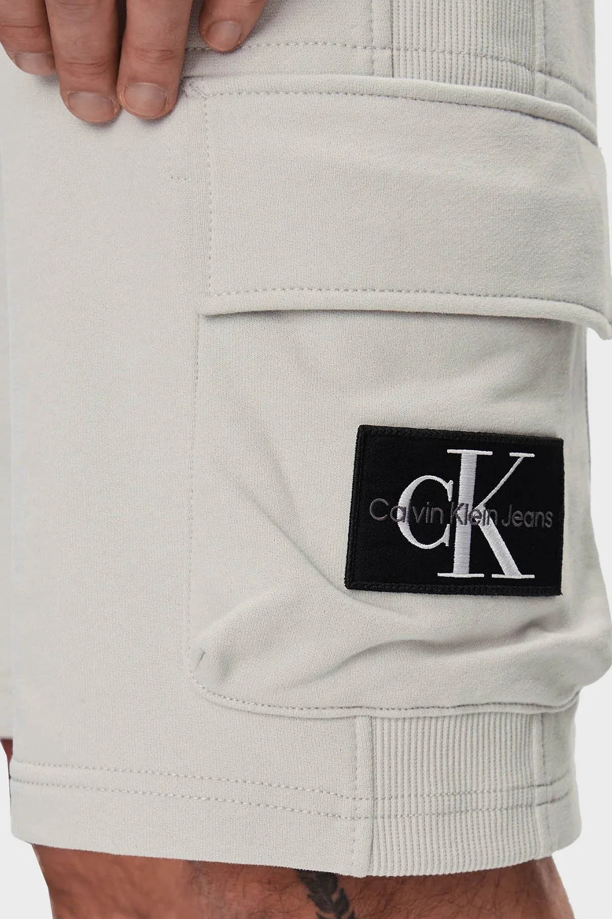 Calvin Klein Pamuklu Regular Fit J30J325132PC8 Erkek Short J30J325132 PC8 GRİ - 4