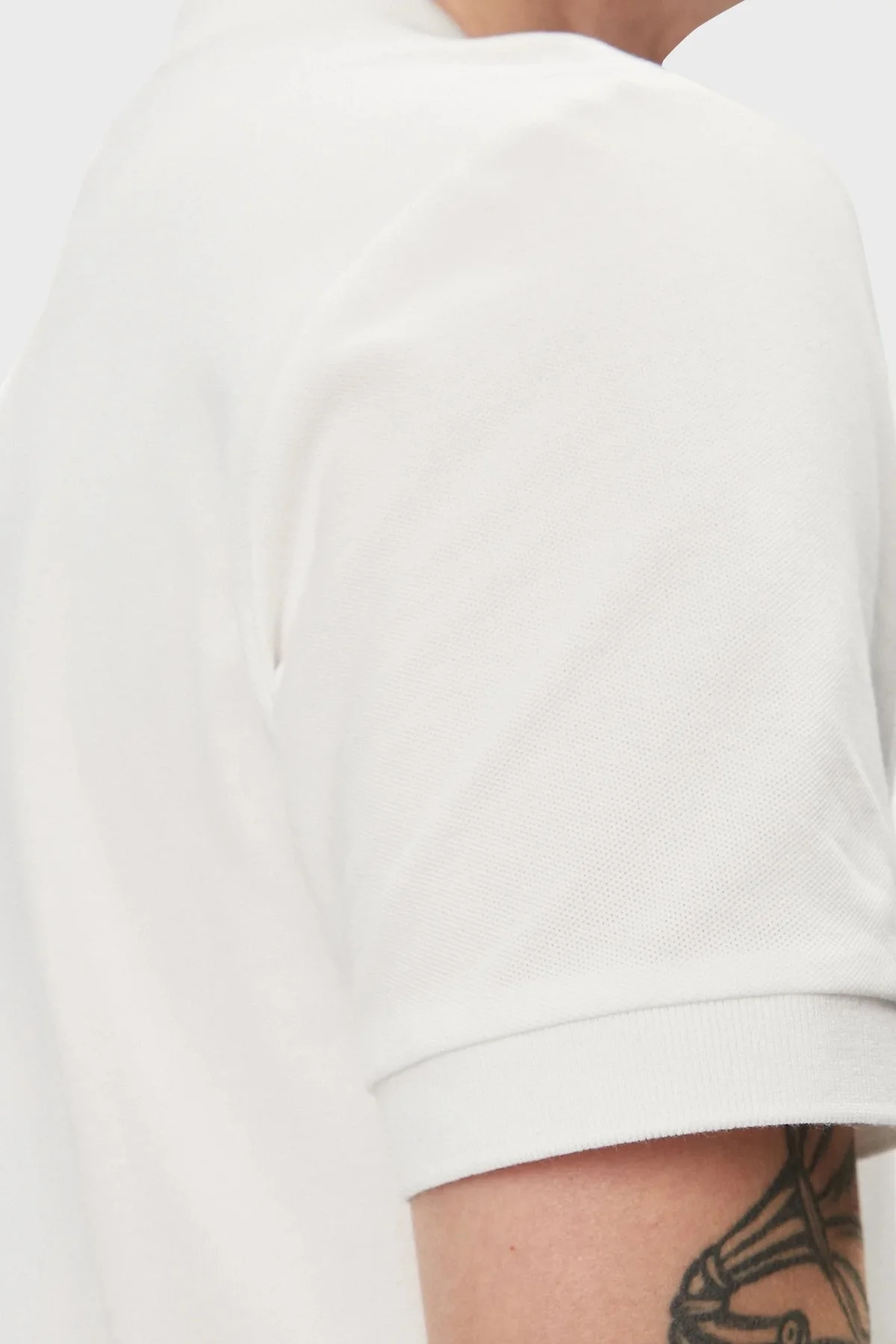 Calvin Klein Pamuklu Regular Fit J30J325269YAF Erkek Polo Yaka T Shirt J30J325269 YAF BEYAZ - 5