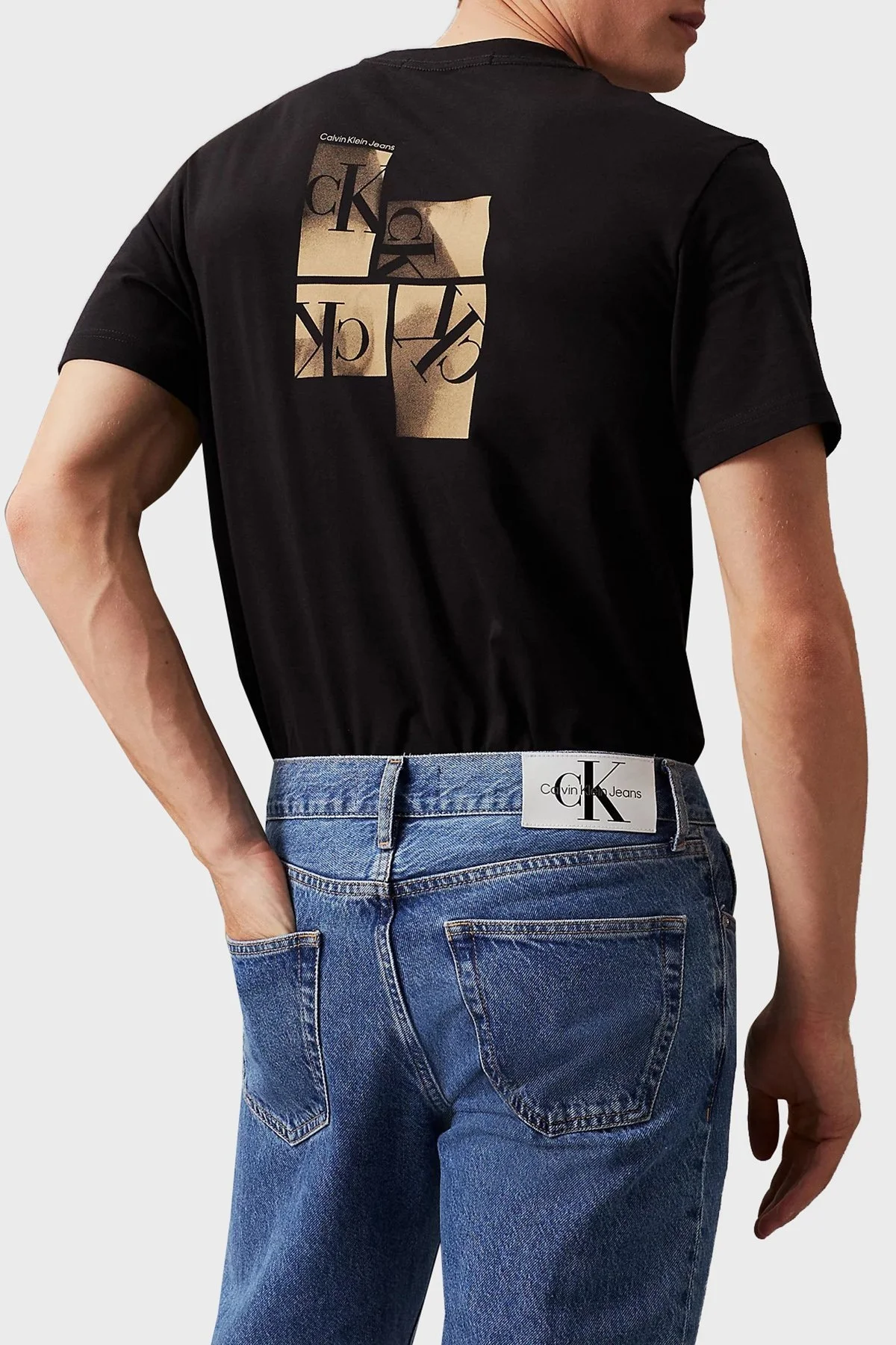 Calvin Klein Pamuklu Regular Fit J30J325679BEH Erkek T Shirt J30J325679 BEH SİYAH - 2