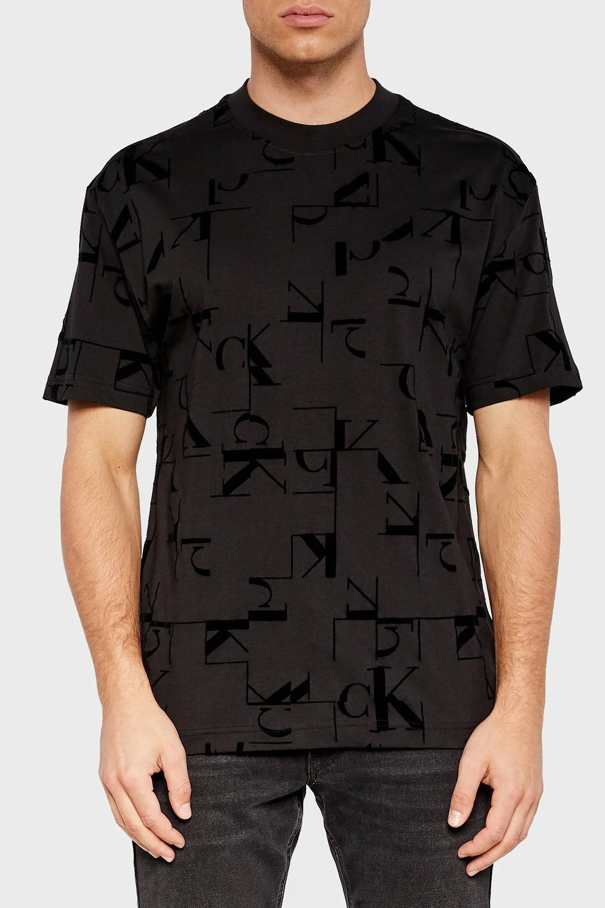Calvin Klein Pamuklu Regular Fit J30J3256920GK Erkek T Shirt J30J325692 0GK SİYAH - 3