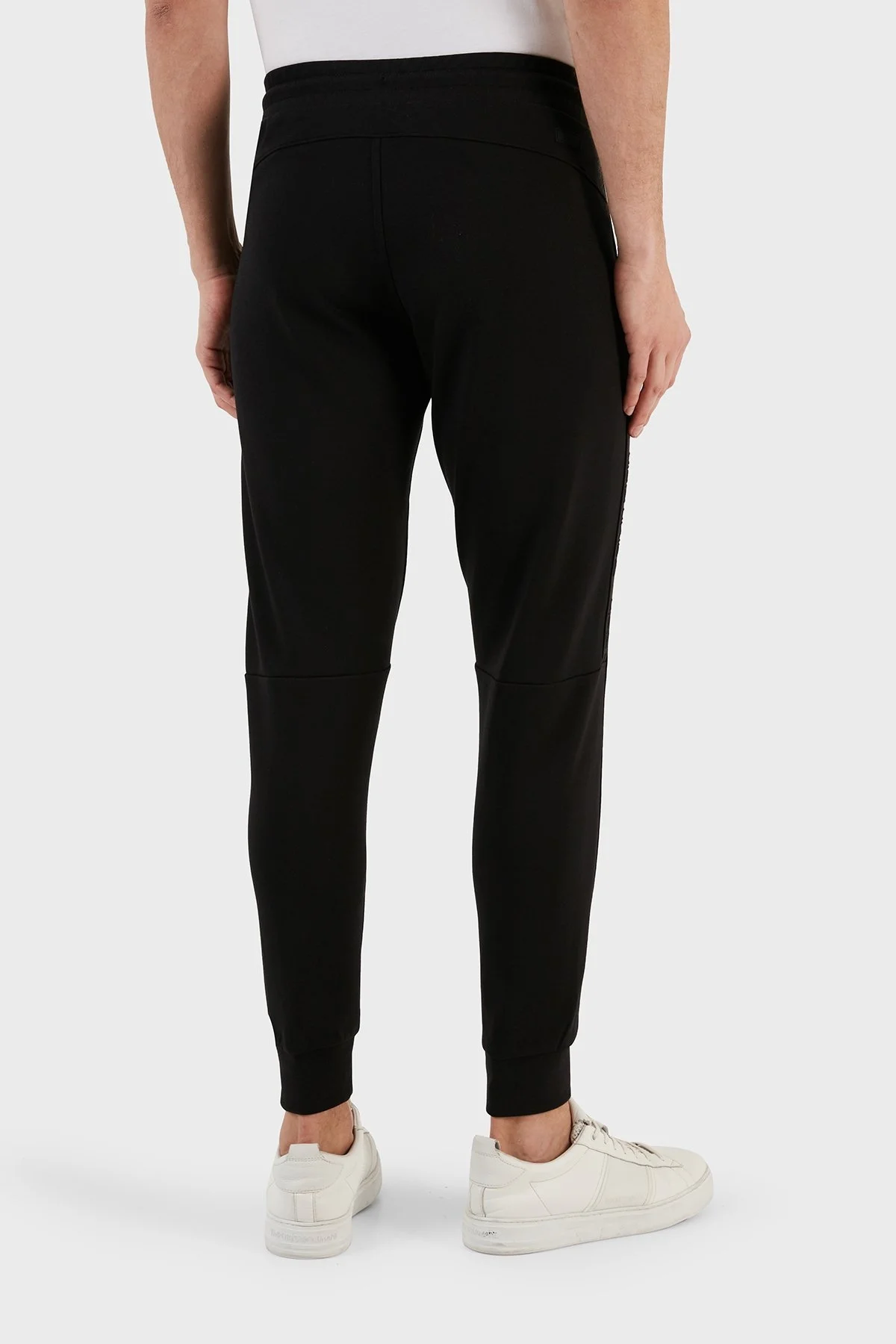 Calvin Klein Pamuklu Regular Fit Jogger Spor K10K112433BEH Erkek Pantolon K10K112433 BEH SİYAH - 5
