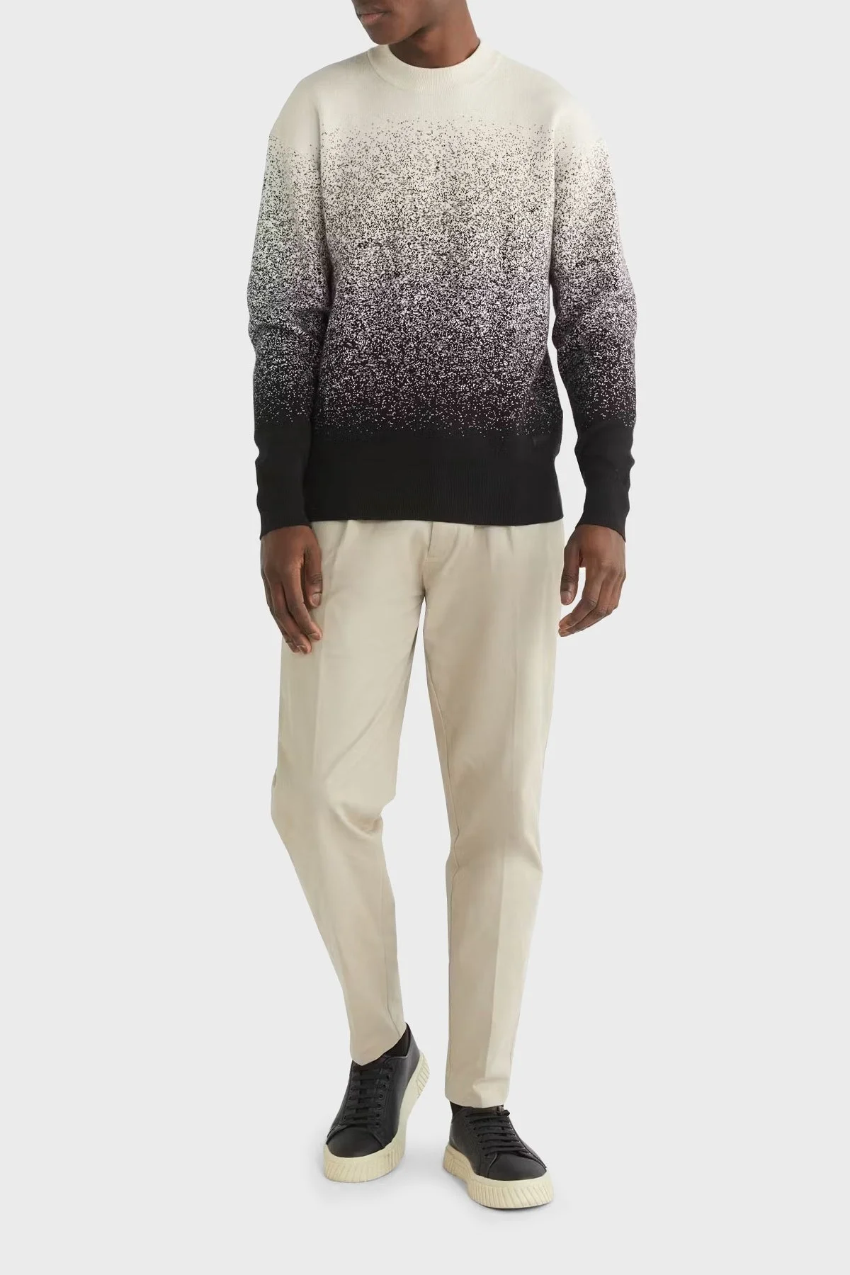 Calvin Klein Pamuklu Regular Fit K10K1114820F4 Erkek Kazak K10K111482 0F4 BEJ - 4