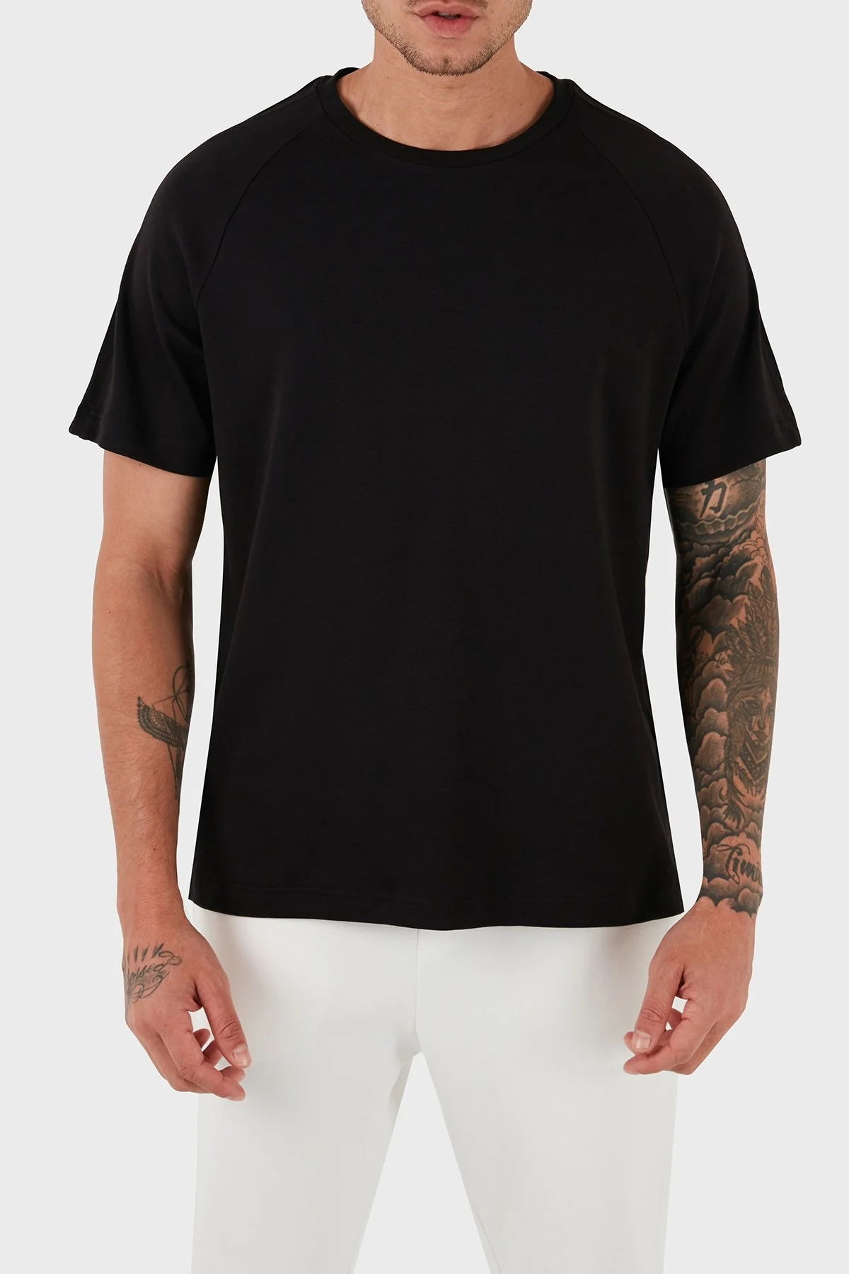 Calvin Klein Pamuklu Regular Fit K10K113066BEH Erkek T Shirt K10K113066 BEH SİYAH - 6