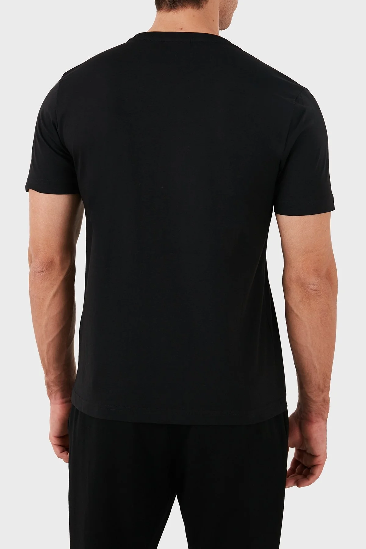 Calvin Klein Pamuklu Regular Fit K10K113111BEH Erkek T Shirt K10K113111 BEH SİYAH - 3