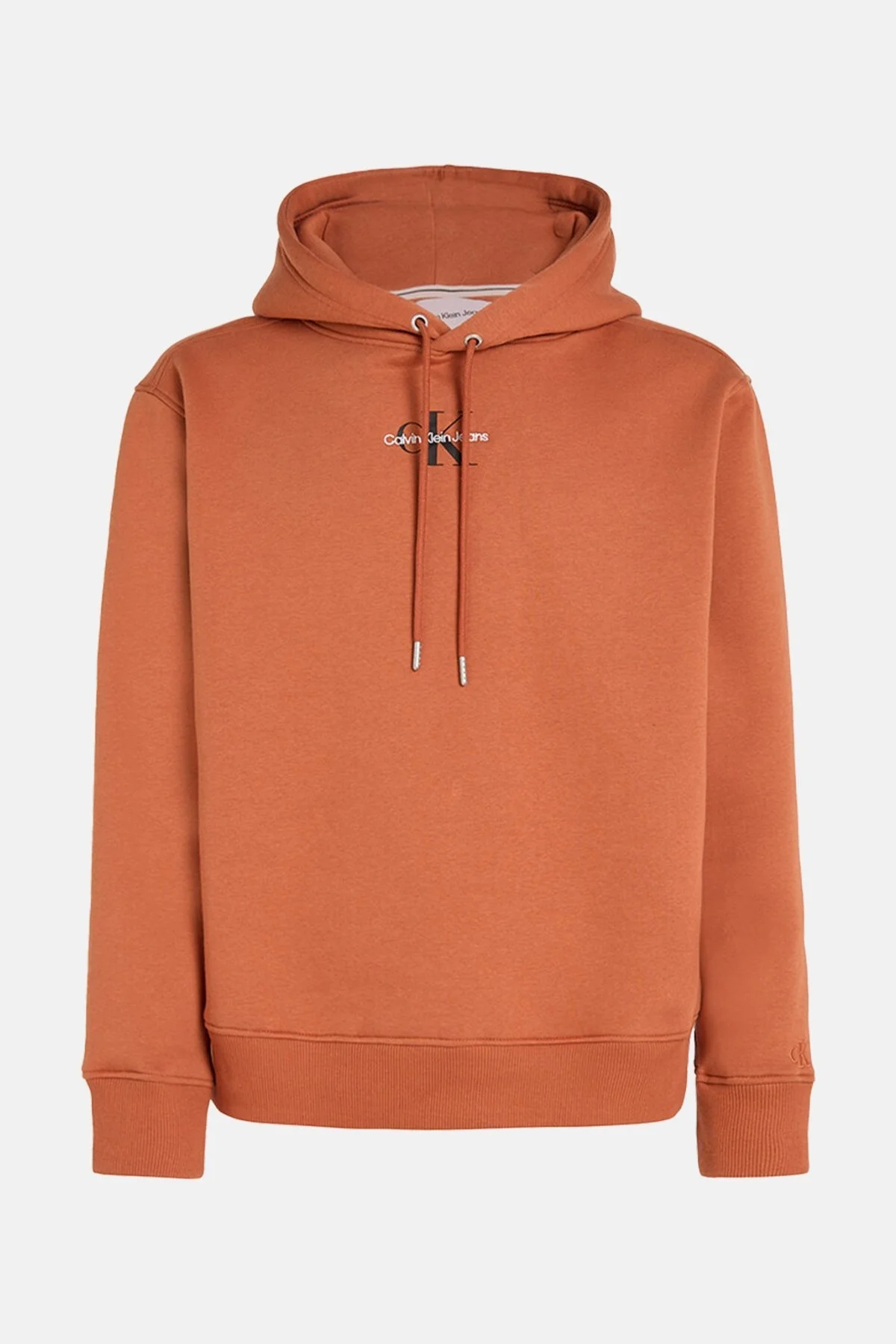 Calvin Klein Pamuklu Regular Fit Kapüşonlu J30J323749GAN Erkek Sweat J30J323749 GAN KAHVE - 5