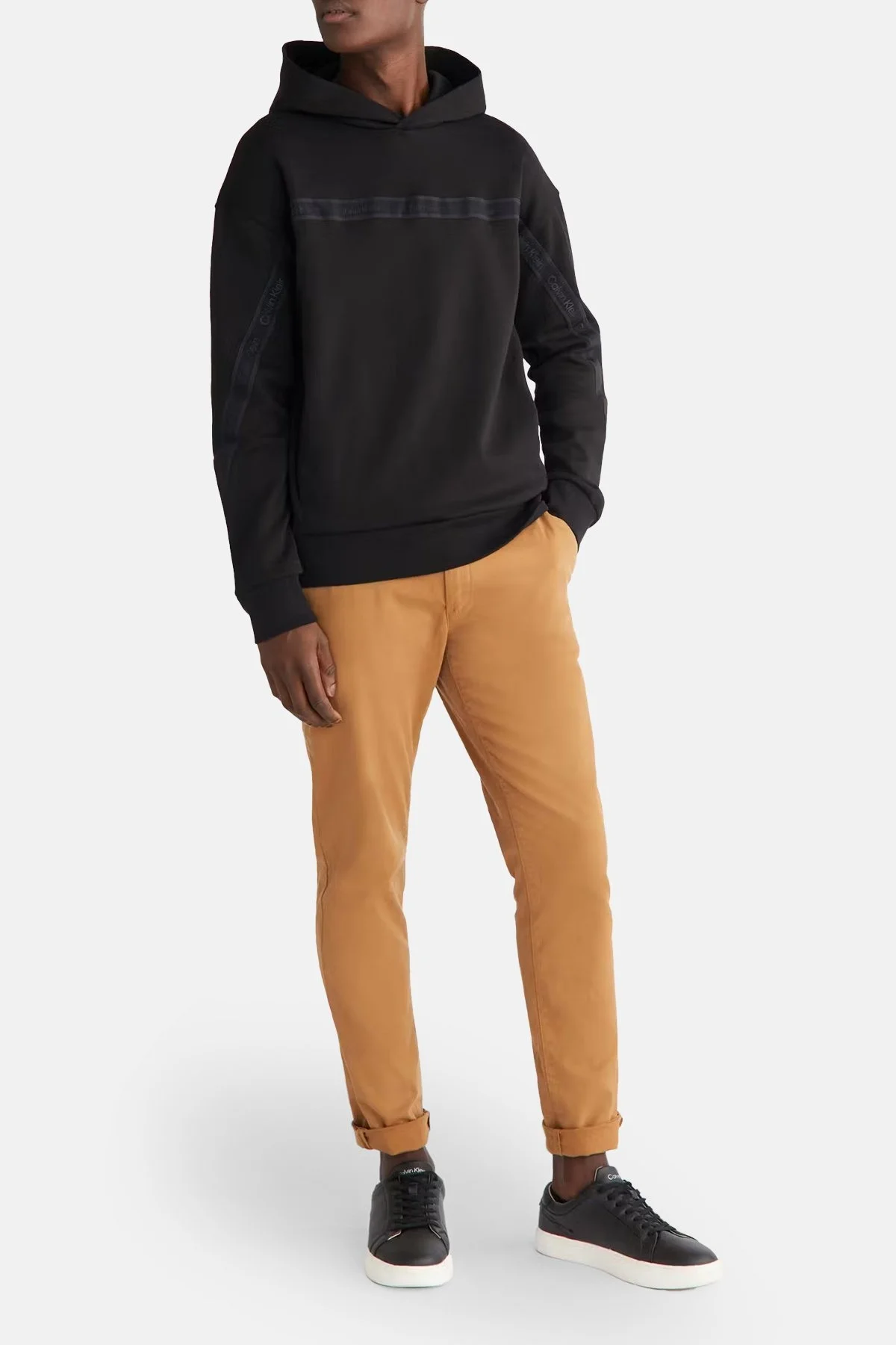 Calvin Klein Pamuklu Regular Fit Kapüşonlu K10K111513BEH Erkek Sweat K10K111513 BEH SİYAH - 3