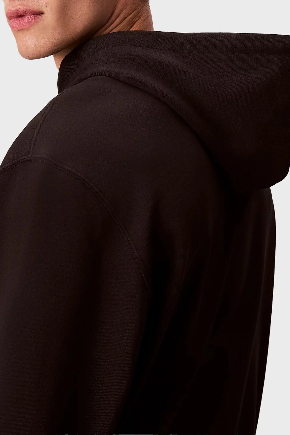 Calvin Klein Pamuklu Regular Fit Kapüşonlu Logolu LV04RD258GUB1 Erkek Sweat LV04RD258G UB1 SİYAH - 6