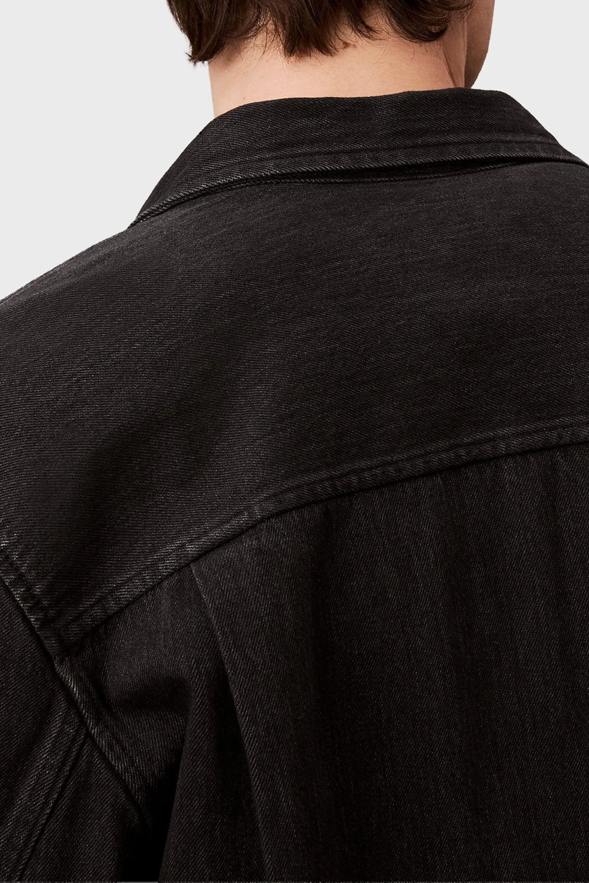 Calvin Klein Pamuklu Regular Fit Klasik Yaka Tek Cepli LV04RD765G57L Erkek Kot Gömlek LV04RD765G 57L SİYAH - 6