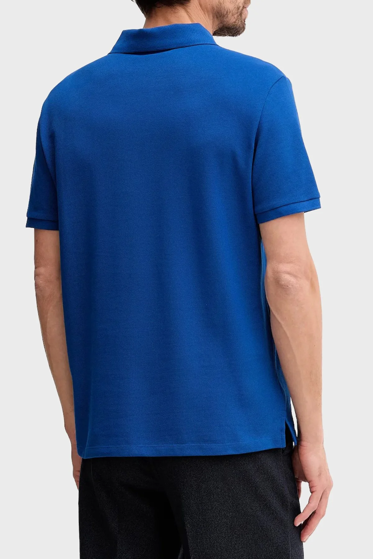 Calvin Klein Pamuklu Regular Fit Logo Nakışlı LV040EM2692IL Erkek Polo LV040EM269 2IL LACİVERT - 3