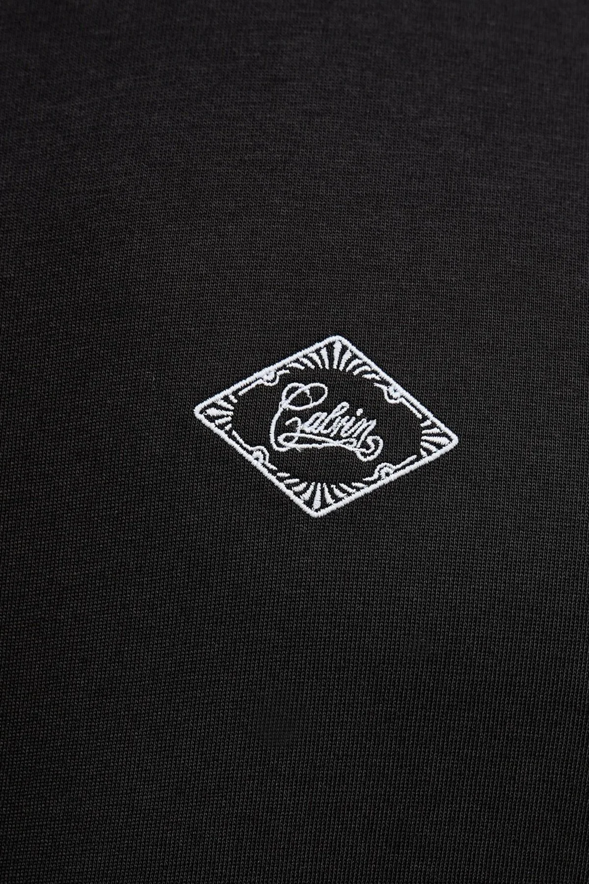 Calvin Klein Pamuklu Regular Fit Logolu Bisiklet Yaka LV04RE802GUB1 Erkek T Shirt LV04RE802G UB1 SİYAH - 5