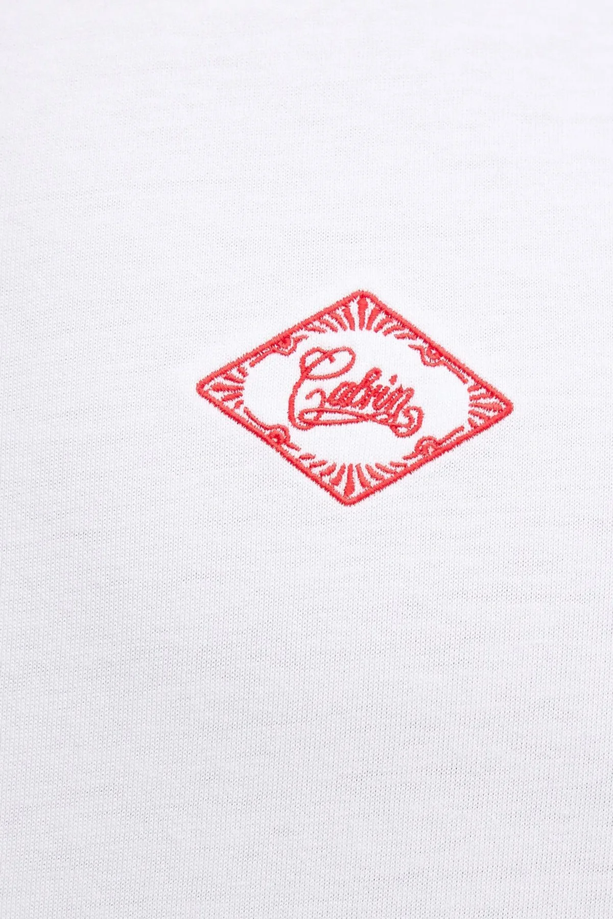 Calvin Klein Pamuklu Regular Fit Logolu Bisiklet Yaka LV04RE802GYAA Erkek T Shirt LV04RE802G YAA BEYAZ - 5