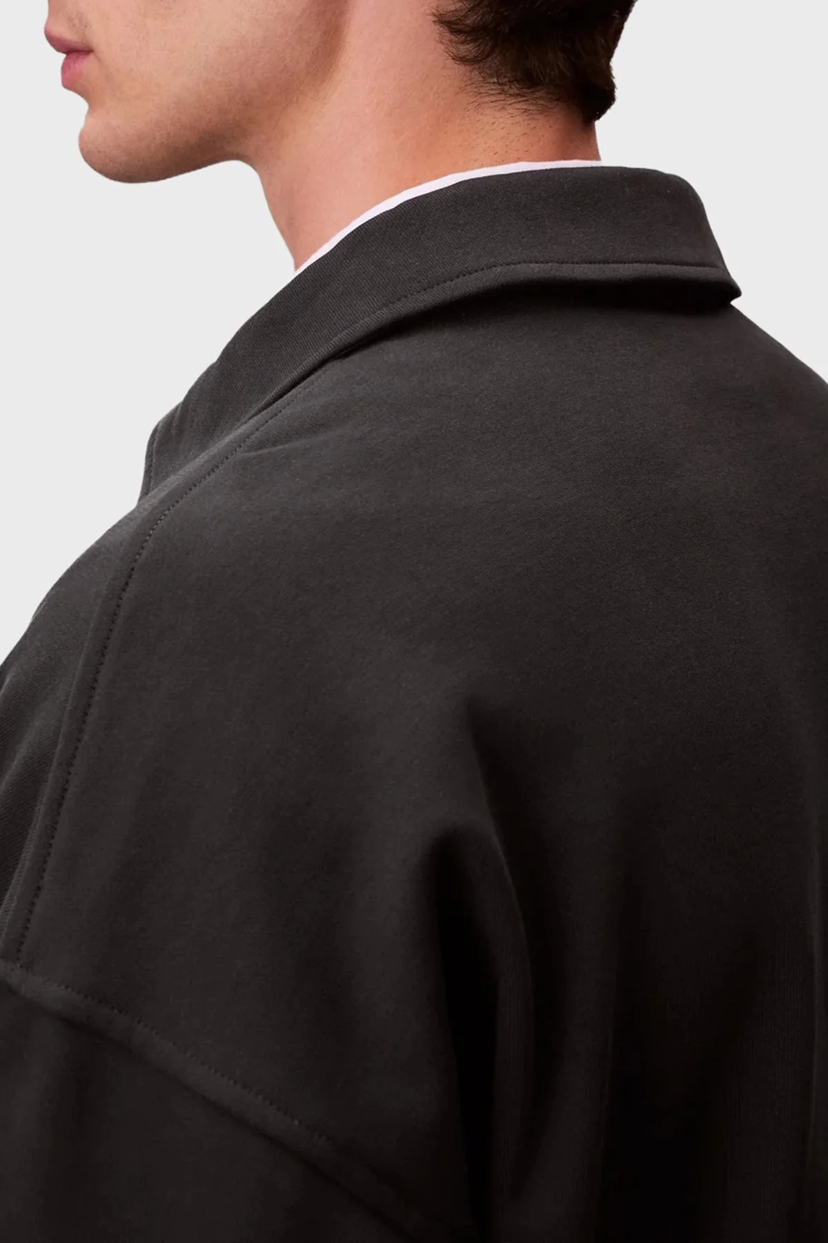 Calvin Klein Pamuklu Regular Fit Logolu Klasik Yaka Erkek Ceket LV14RE208G 8MN ANTRASİT - 5