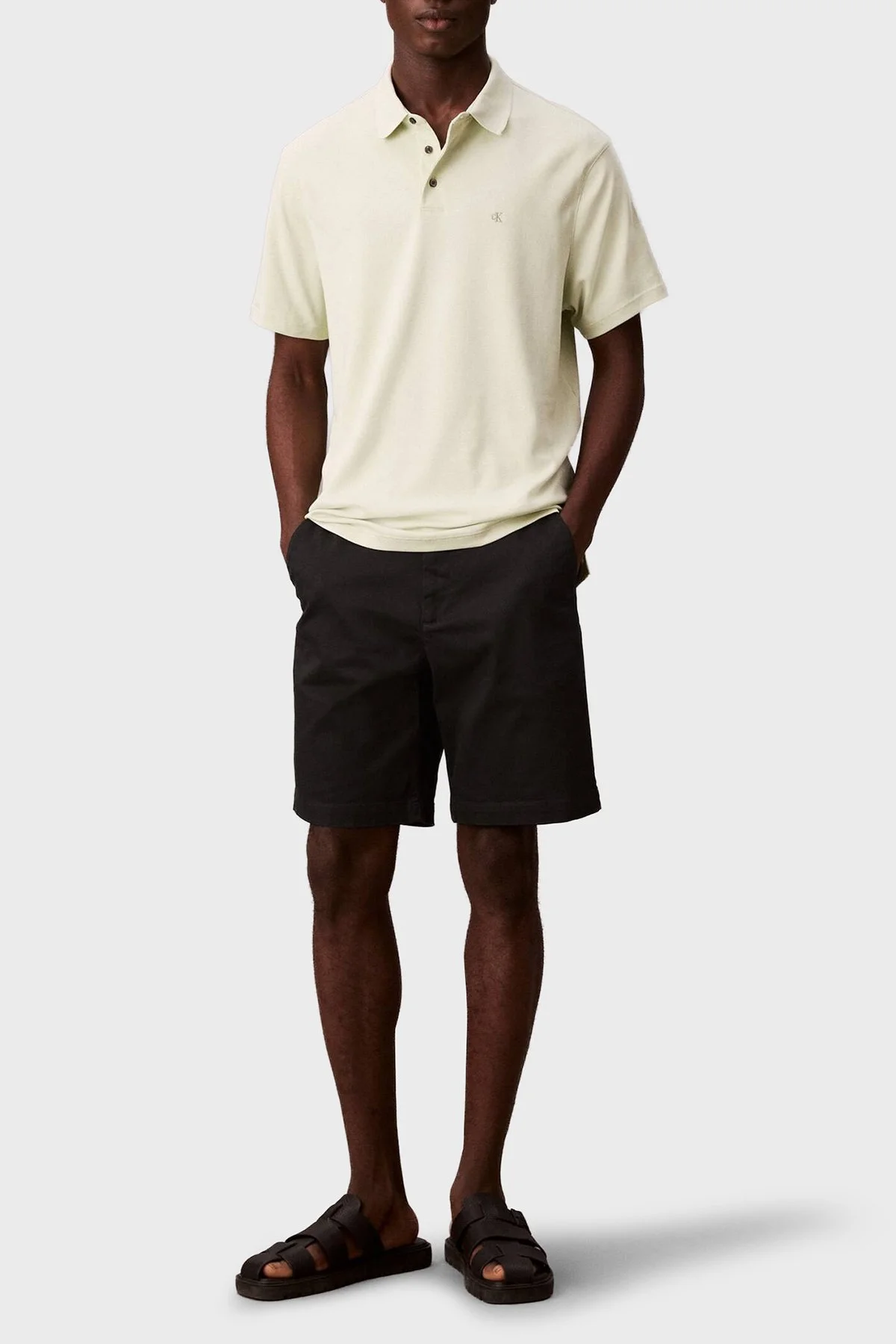 Calvin Klein Pamuklu Regular Fit LV04LB600GUB1 Erkek Short LV04LB600G UB1 SİYAH - 2