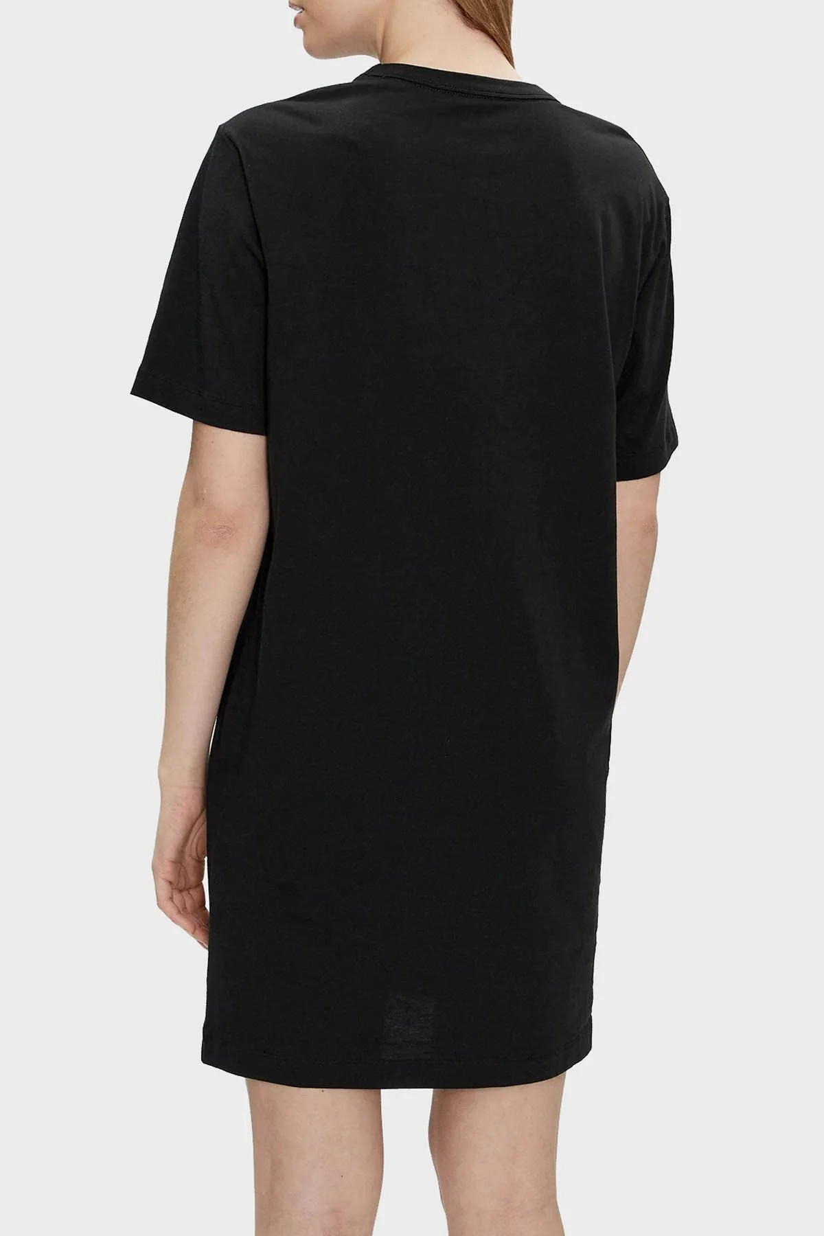 Calvin Klein Pamuklu Regular Fit Mini 000QS7178EUB1 Bayan Elbise 000QS7178E UB1 SİYAH - 2