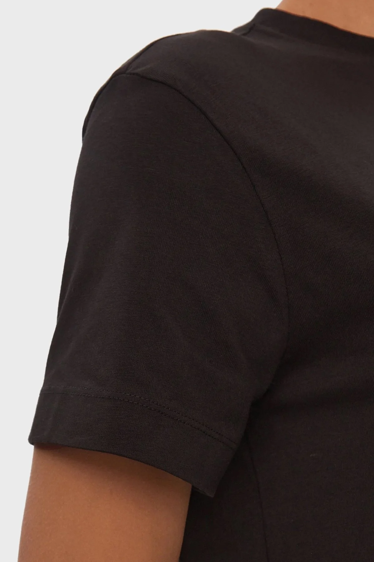 Calvin Klein Pamuklu Regular Fit Mini J20J223434BEH Bayan Elbise J20J223434 BEH SİYAH - 5