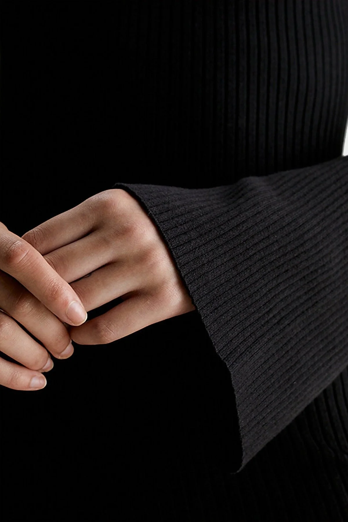 Calvin Klein Pamuklu Regular Fit Mini Triko J20J222719BEH Bayan Elbise J20J222719 BEH SİYAH - 4