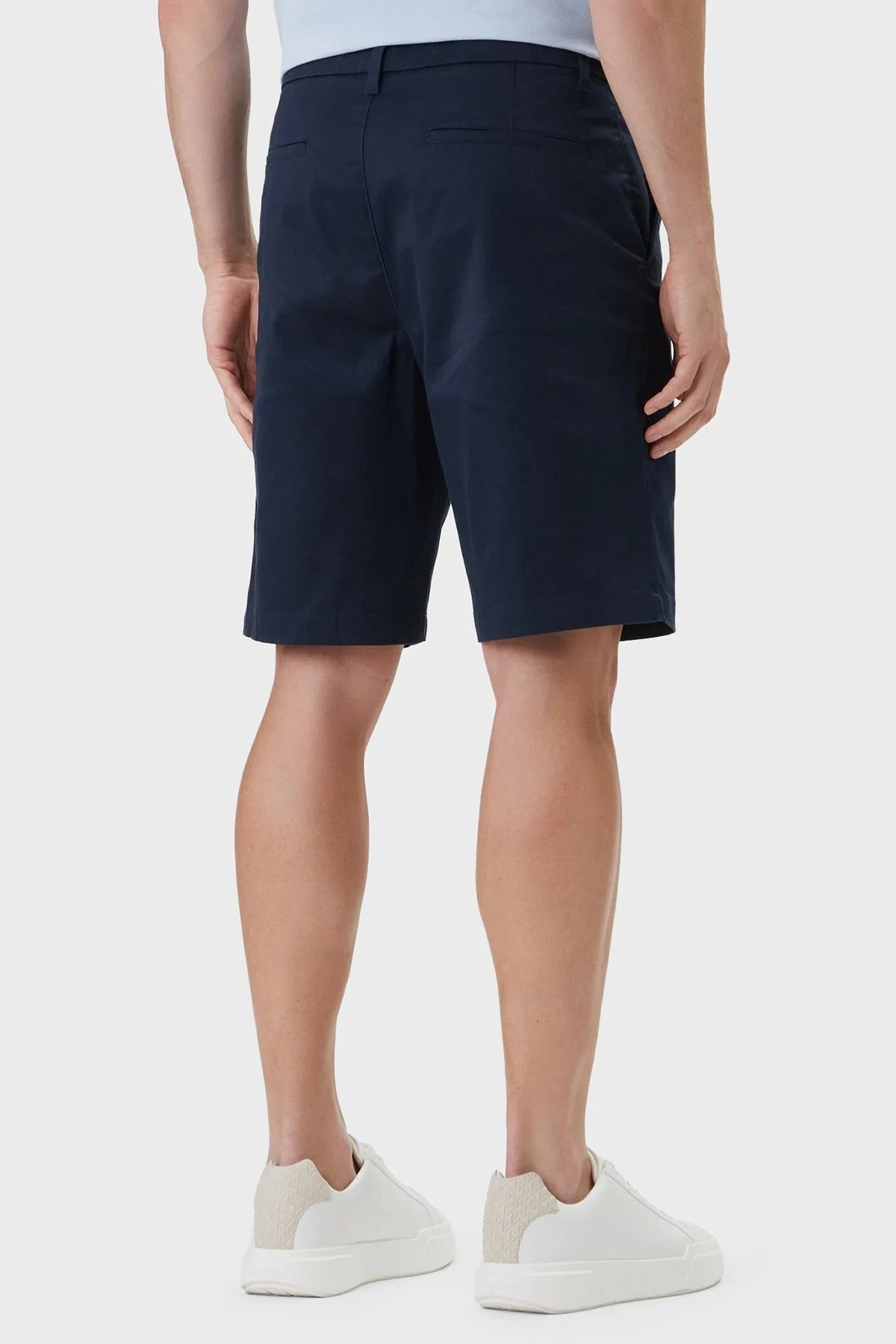 Calvin Klein Pamuklu Regular Fit Normal Bel Chino LV04LB600GCEF Erkek Şort LV04LB600G CEF LACİVERT - 3