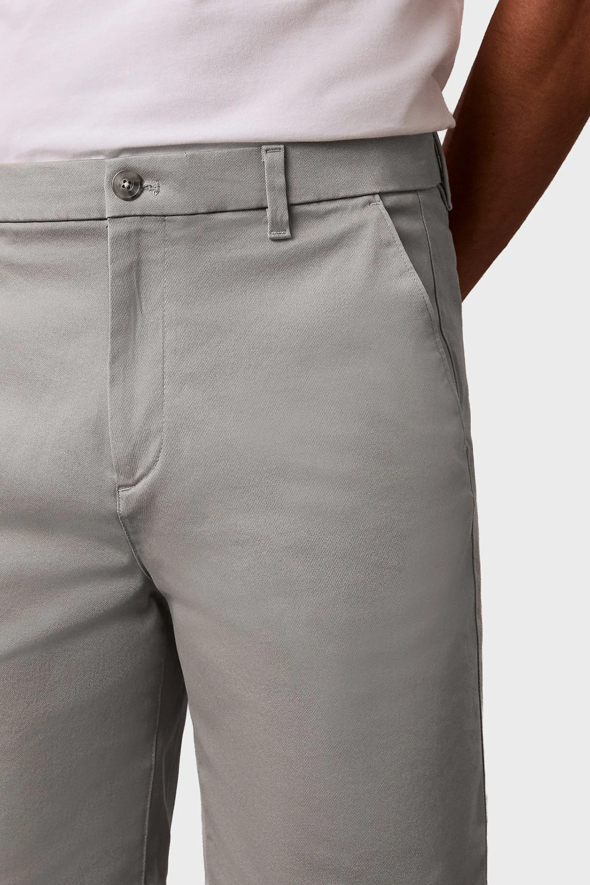 Calvin Klein Pamuklu Regular Fit Normal Bel Chino LV04LB600GRAK Erkek Şort LV04LB600G RAK TOPRAK - 4