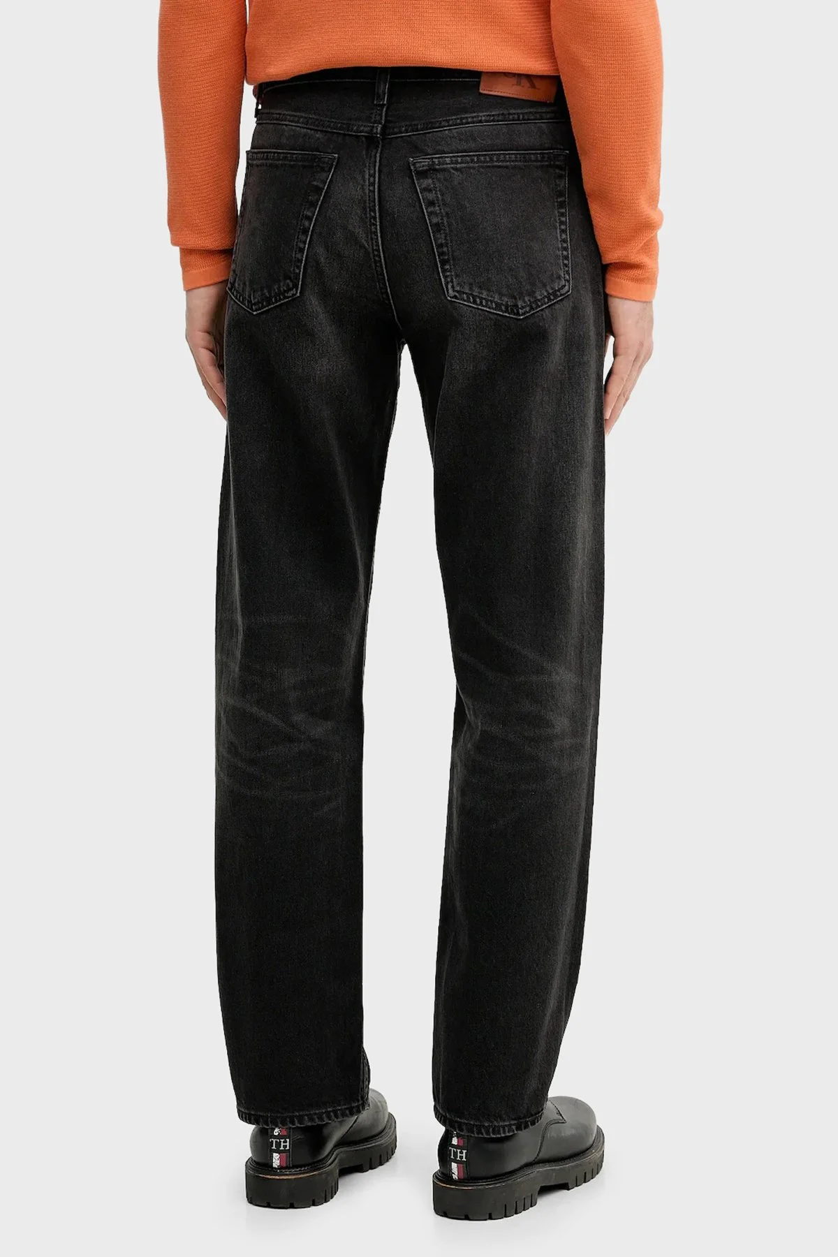 Calvin Klein Pamuklu Regular Fit Normal Bel Jeans LV04RE722G2U4 Erkek Kot Pantolon LV04RE722G 2U4 SİYAH - 3