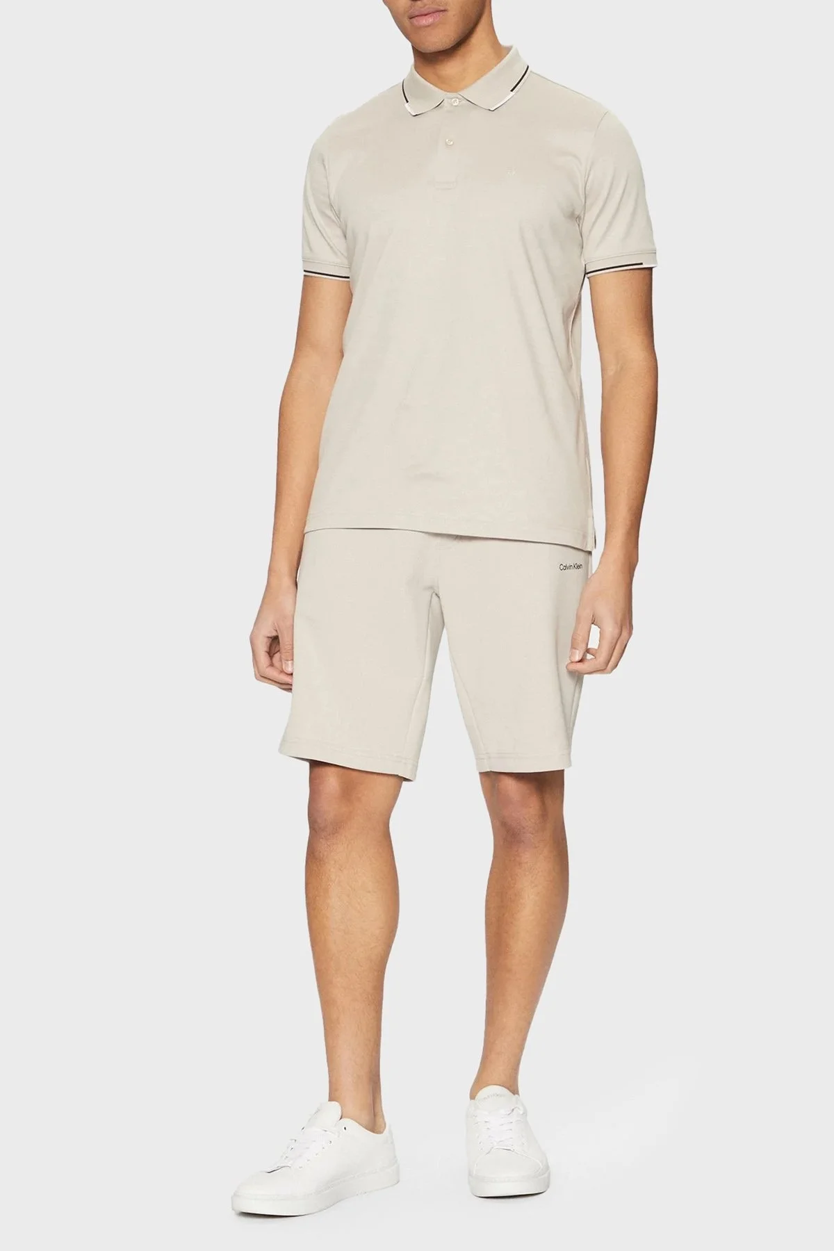 Calvin Klein Pamuklu Regular Fit Normal Bel K10K111208PBQ Erkek Short K10K111208 PBQ AÇIK GRİ - 7