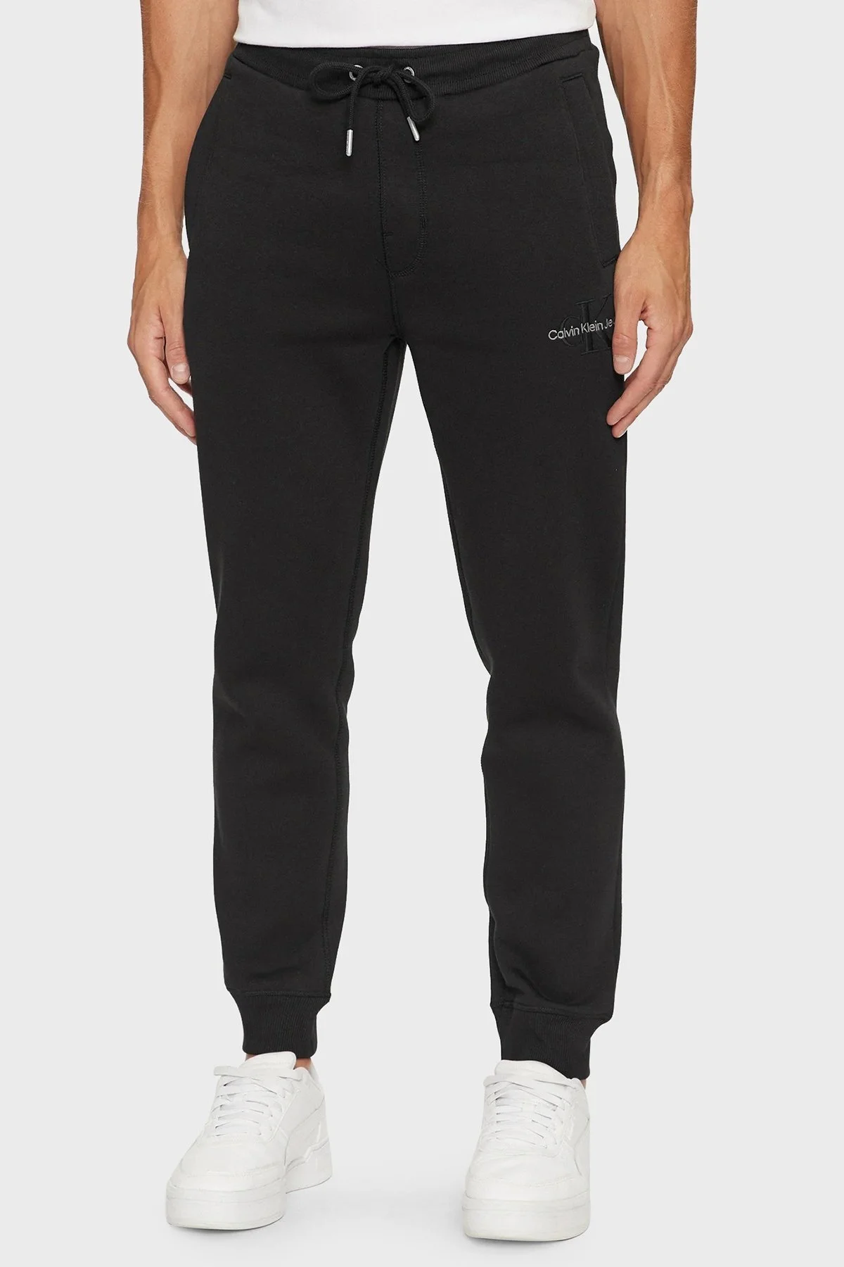Calvin Klein Pamuklu Regular Fit Normal Bel Lastikli Paça Jogger J30J3256580GM Erkek Pantolon J30J325658 0GM SİYAH - 6