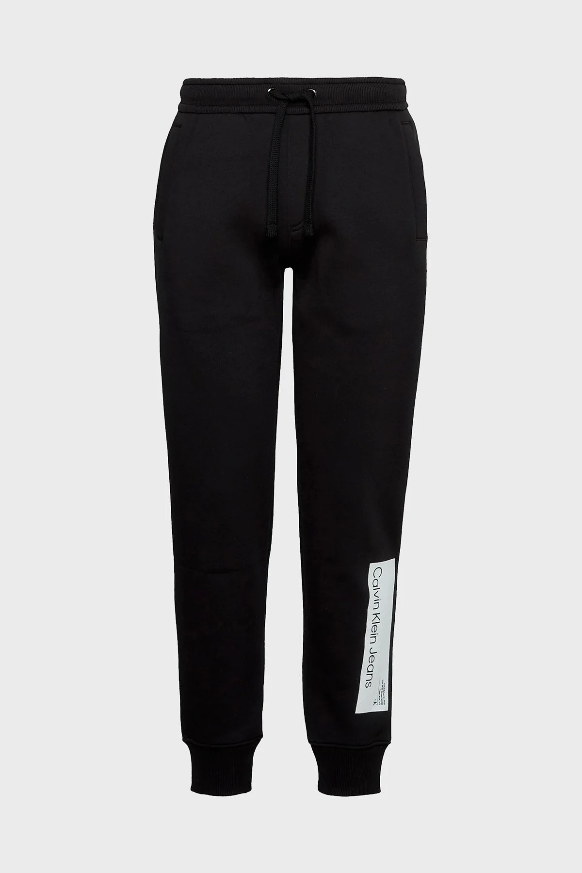 Calvin Klein Pamuklu Regular Fit Şardonlu Jogger Spor J30J324053BEH Erkek Pantolon J30J324053 BEH SİYAH - 5