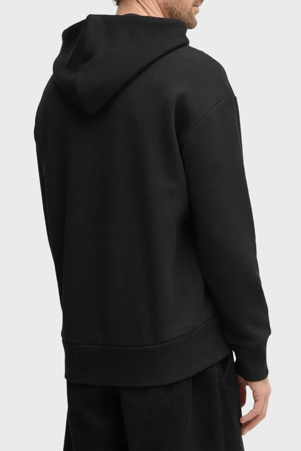 Calvin Klein Pamuklu Regular Fit Yarım Fermuarlı Kapüşonlu K10K113762BEH Erkek Sweat K10K113762 BEH SİYAH - 8