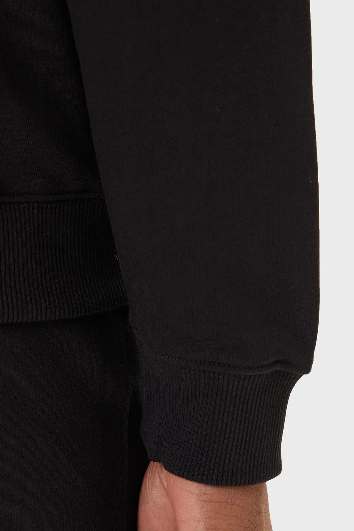 Calvin Klein Pamuklu Relaxed Fit Kapüşonlu Logolu Fermuarlı LV04RD240GUB1 Erkek Sweat LV04RD240G UB1 SİYAH - 5