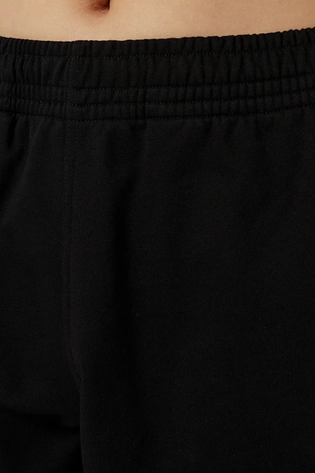 Calvin Klein Pamuklu Relaxed Fit Lastikli Paça Jogger LV047B235GUB1 Bayan Pantolon LV047B235G UB1 SİYAH - 5