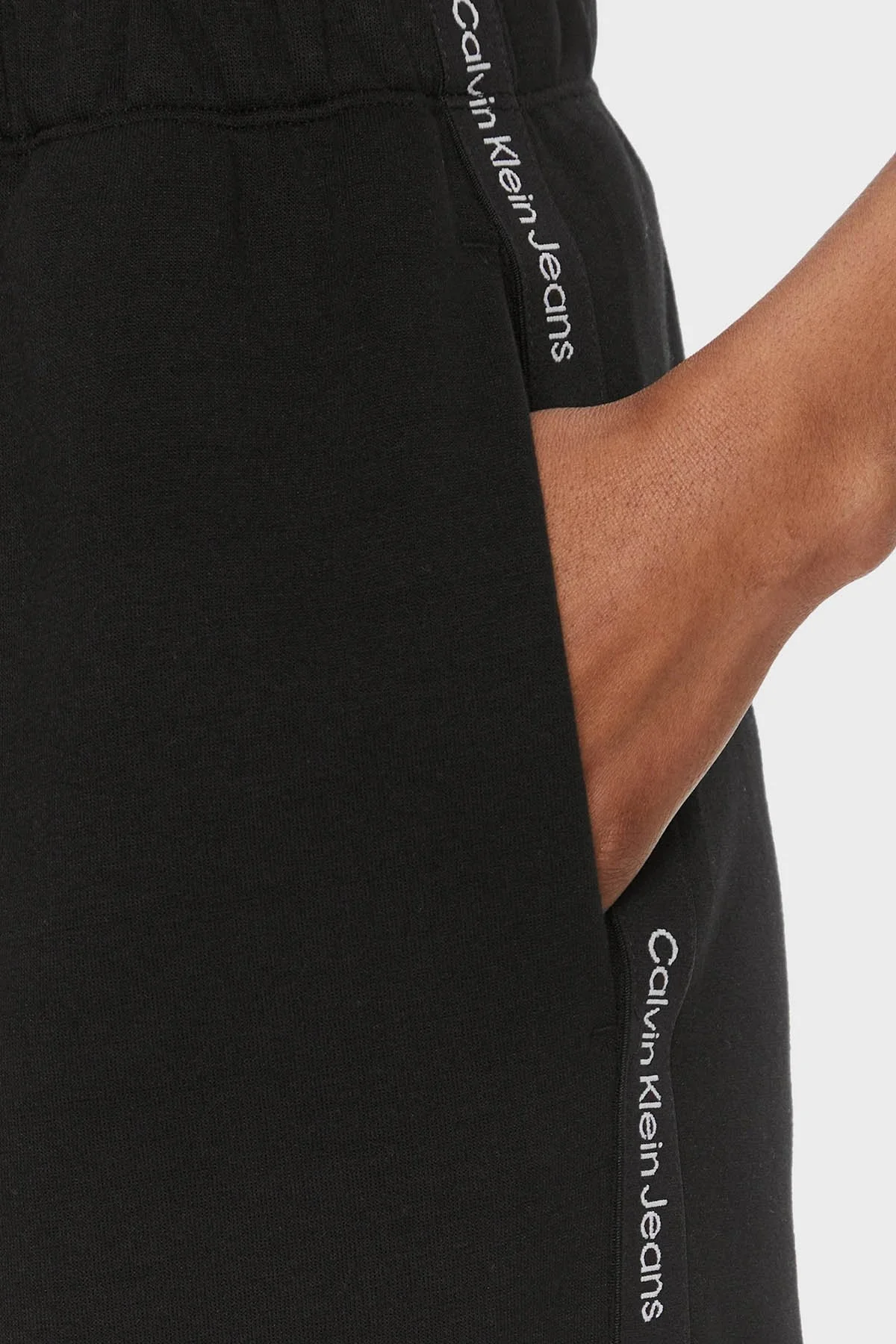 Calvin Klein Pamuklu Relaxed Fit Spor J20J223118BEH Bayan Pantolon J20J223118 BEH SİYAH - 5