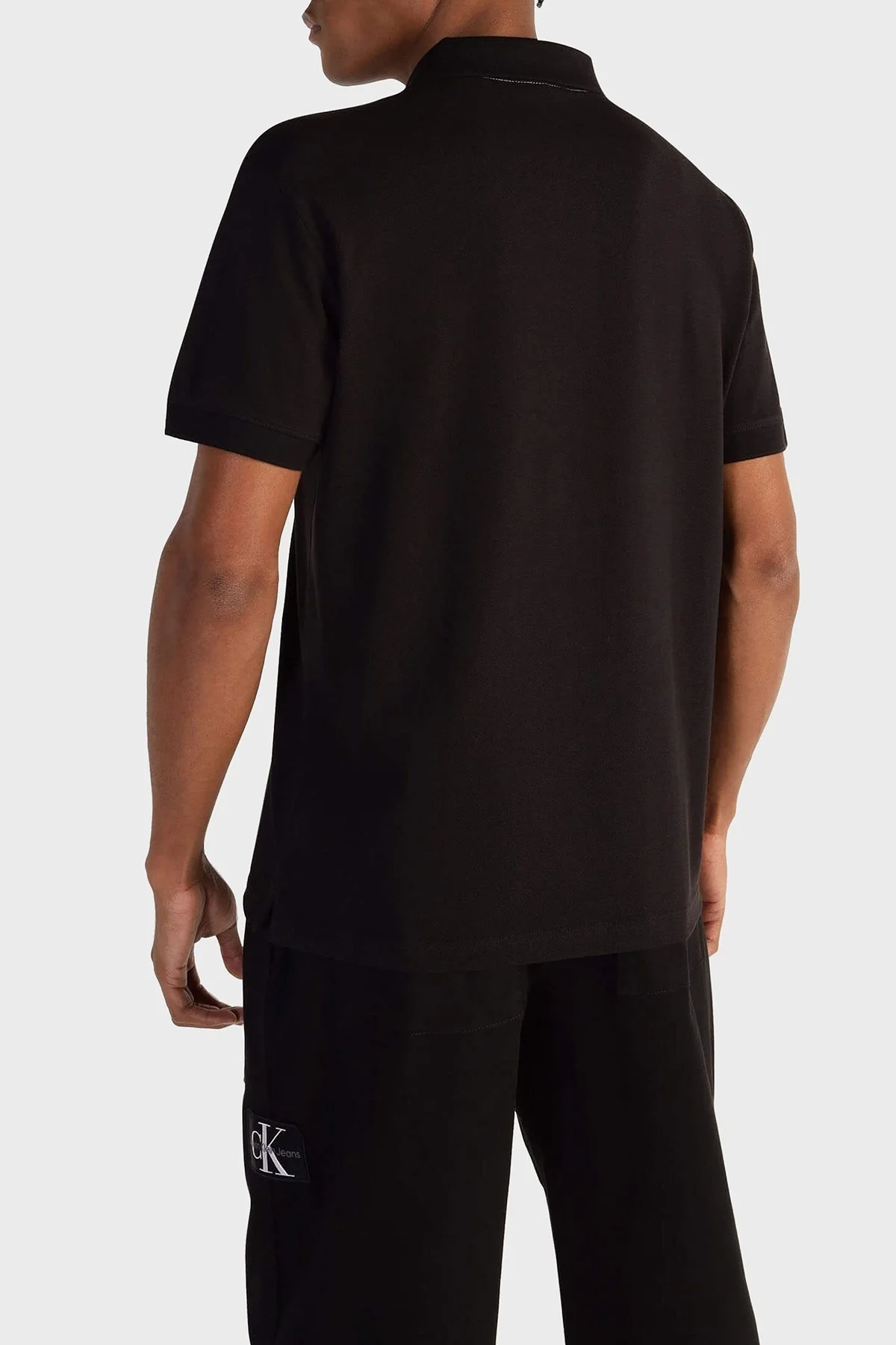 Calvin Klein Pamuklu Renk Bloklu Regular Fit J30J324609BEH Erkek Polo Yaka T Shirt J30J324609 BEH SİYAH - 2