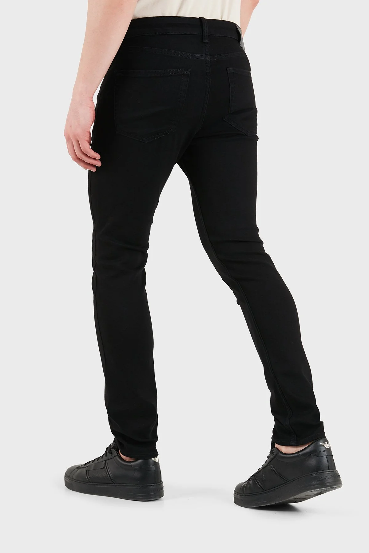Calvin Klein Pamuklu Skinny Fit Dar Paça Jeans LV04RF737GJW4 Erkek Kot Pantolon LV04RF737G JW4 SİYAH - 3