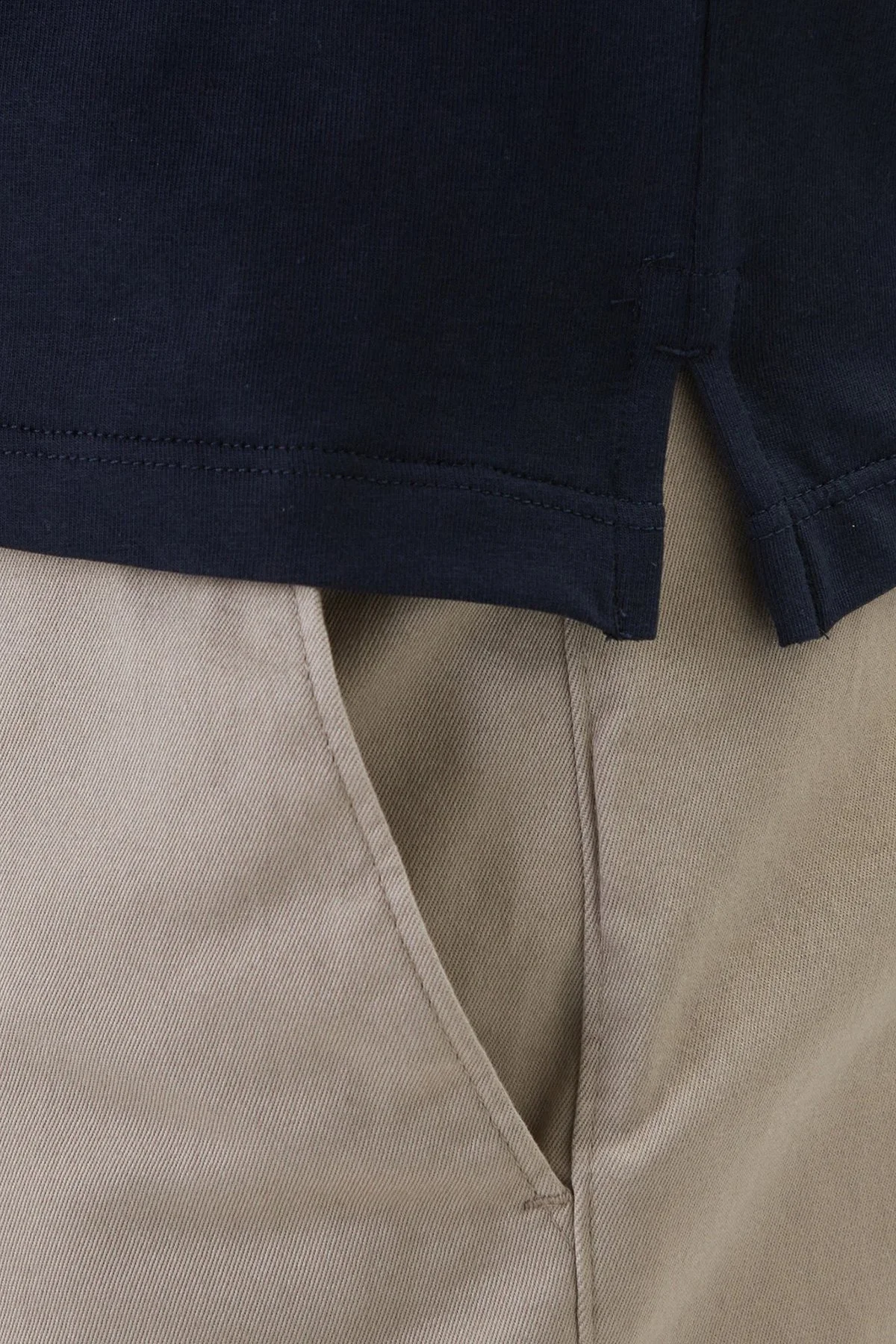 Calvin Klein Pamuklu Slim Fit Düğmeli LV04LF200GCEF Erkek Polo LV04LF200G CEF LACİVERT - 5