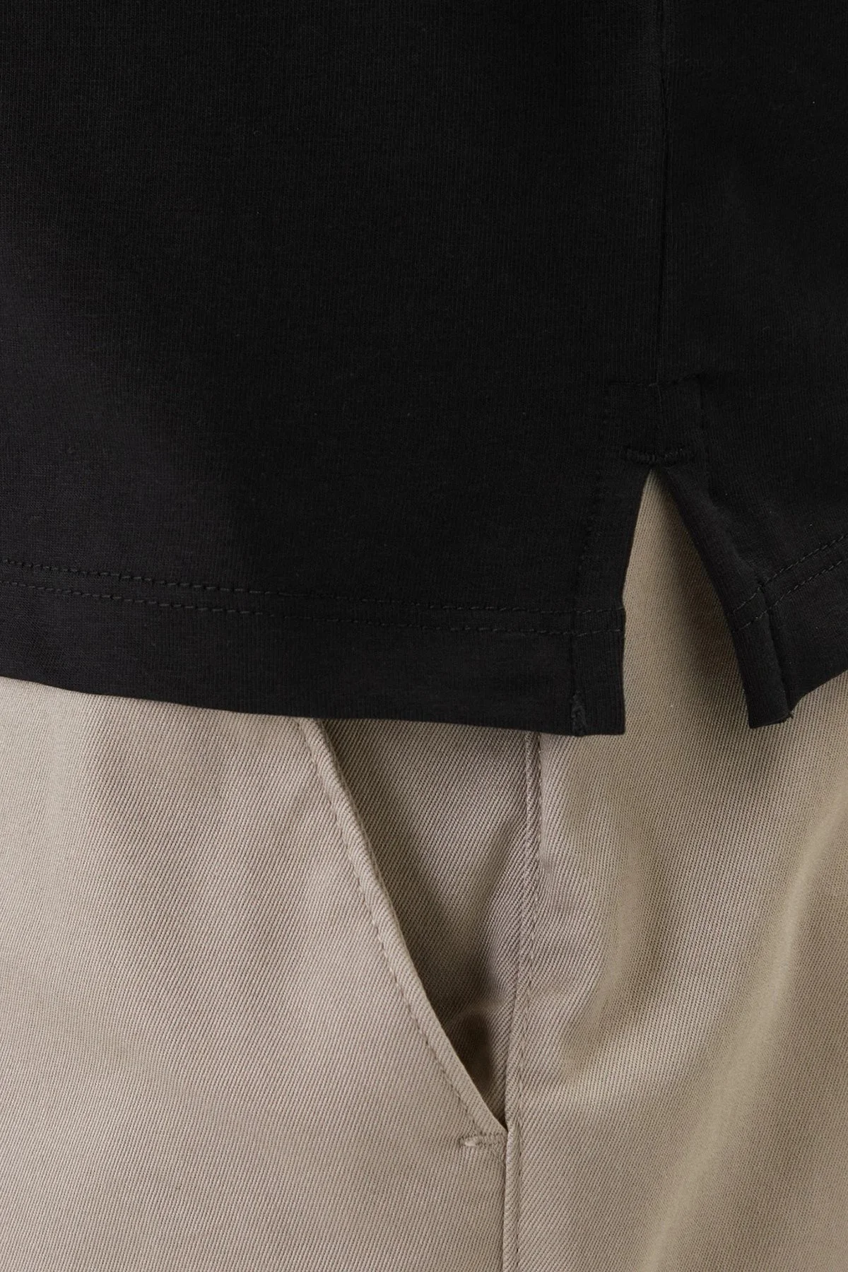 Calvin Klein Pamuklu Slim Fit Düğmeli LV04LF200GUB1 Erkek Polo LV04LF200G UB1 SİYAH - 5