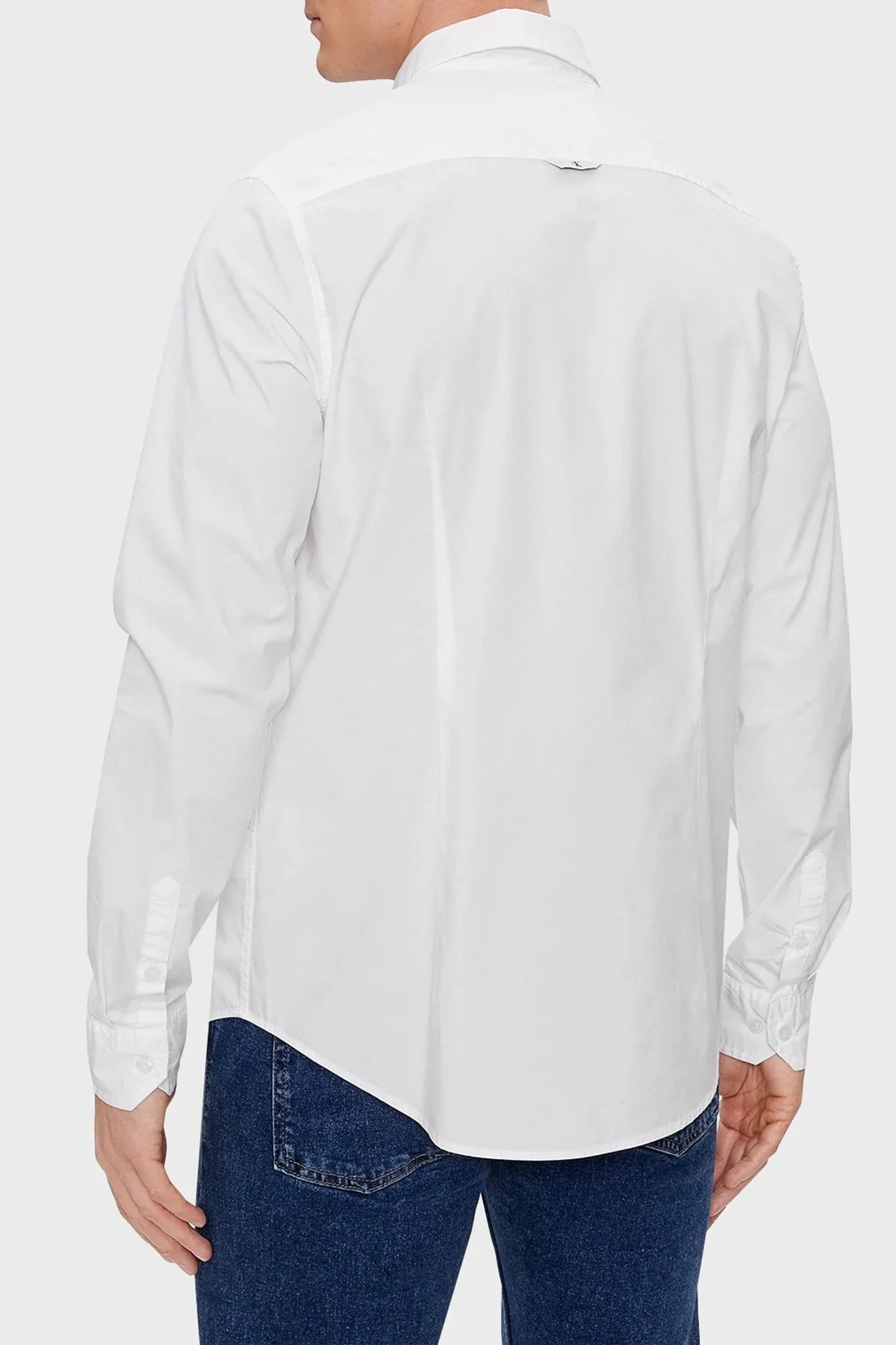 Calvin Klein Pamuklu Slim Fit J30J324614YAF Erkek Gömlek J30J324614 YAF BEYAZ - 2