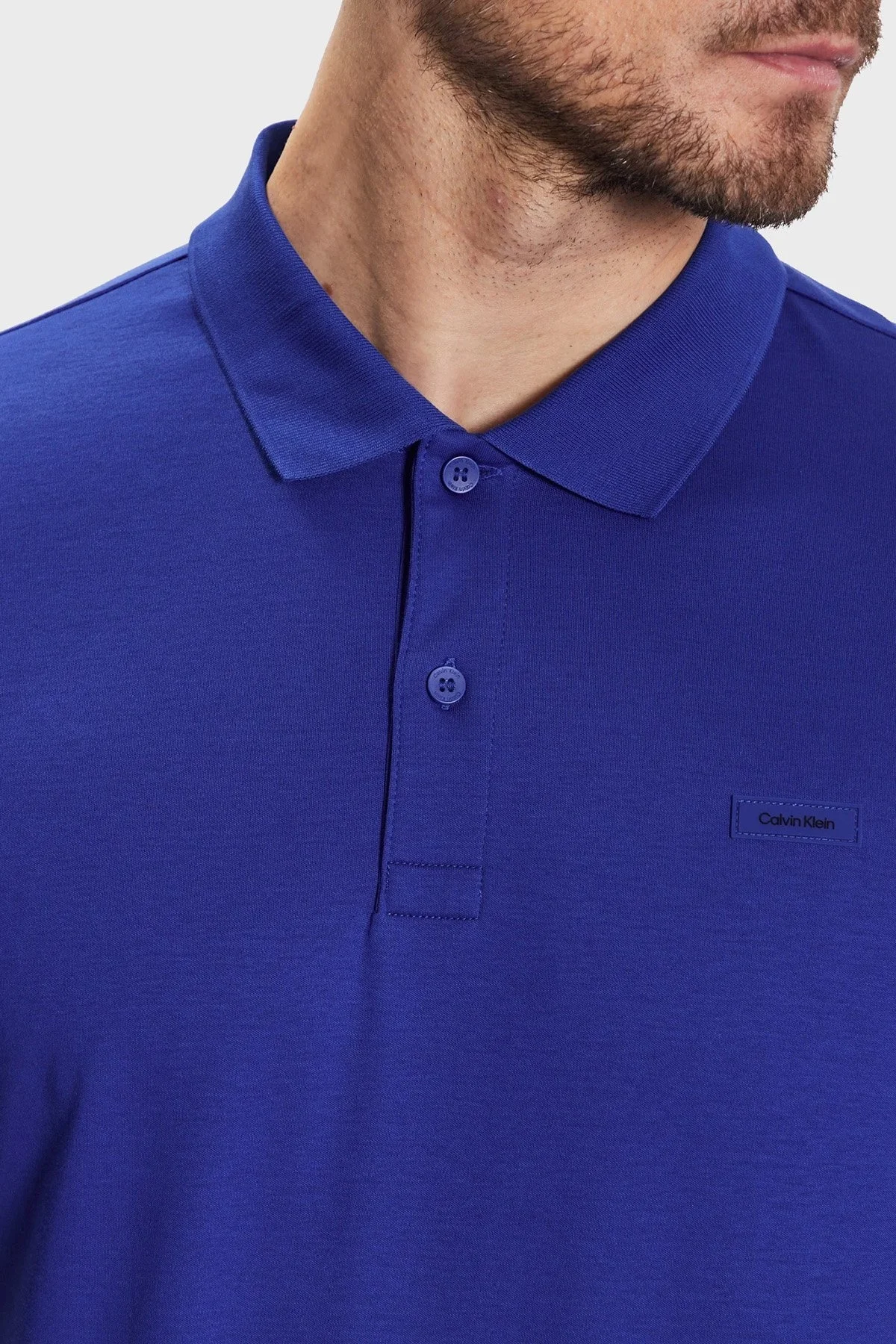 Calvin Klein Pamuklu Slim Fit K10K111657C85 Erkek Polo T Shirt K10K111657 C85 SAKS - 5