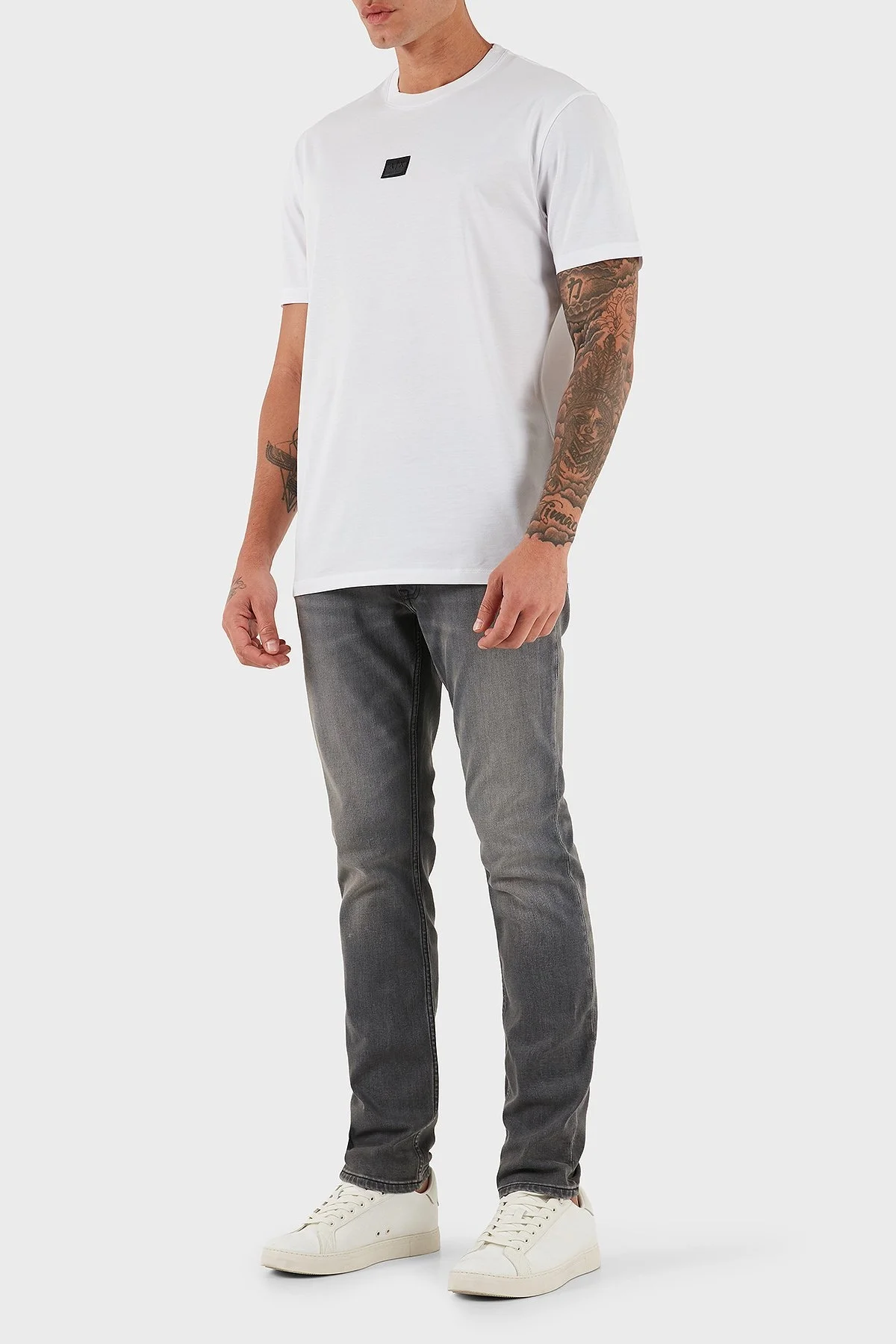 Calvin Klein Pamuklu Slim Fit Normal Bel Dar Paça Jeans LV04RC728GX8A Erkek Kot Pantolon LV04RC728G X8A SİYAH - 2