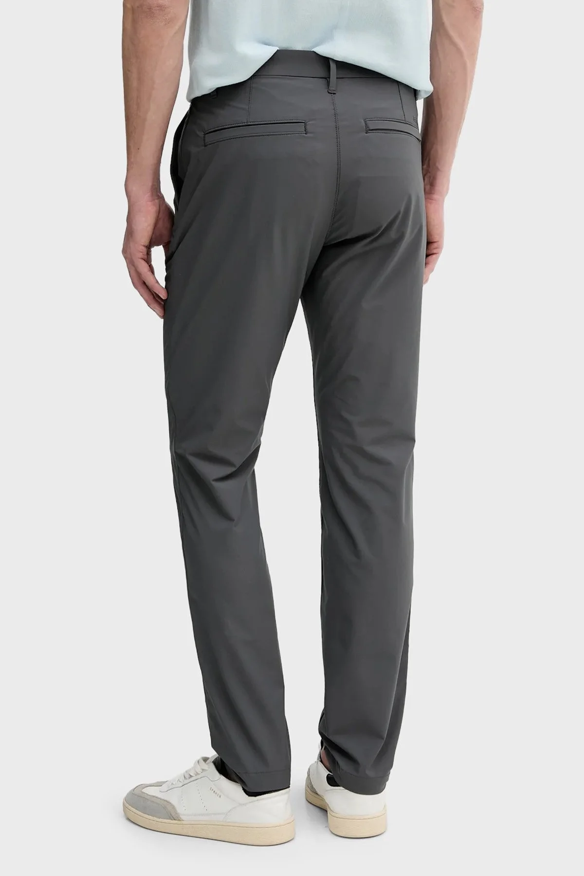 Calvin Klein Slim Fit Normal Bel Düz Paça LV04LB610GBAC Erkek Pantolon LV04LB610G BAC GRİ - 7