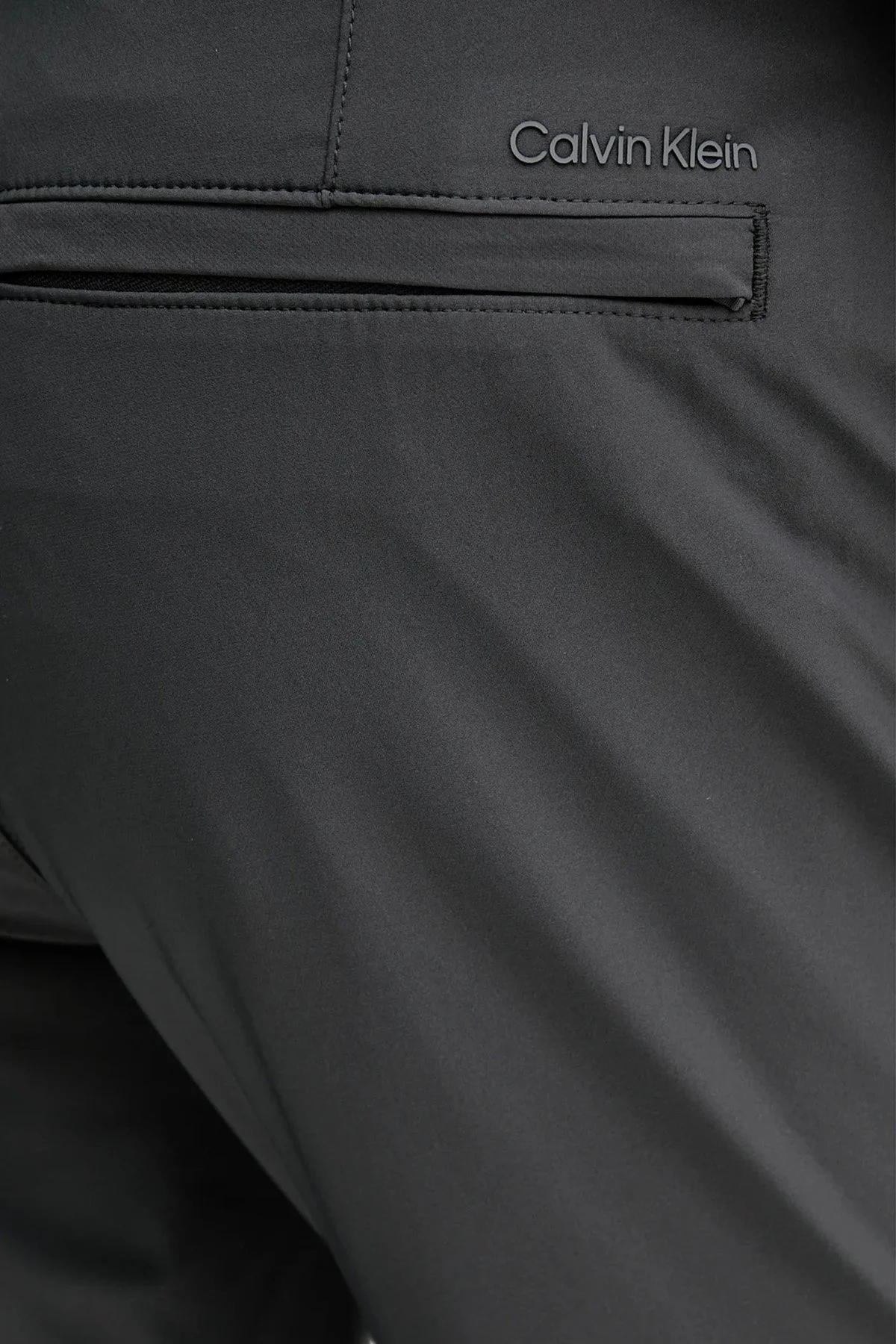 Calvin Klein Slim Fit Normal Bel Düz Paça LV04LB610GBAC Erkek Pantolon LV04LB610G BAC GRİ - 8