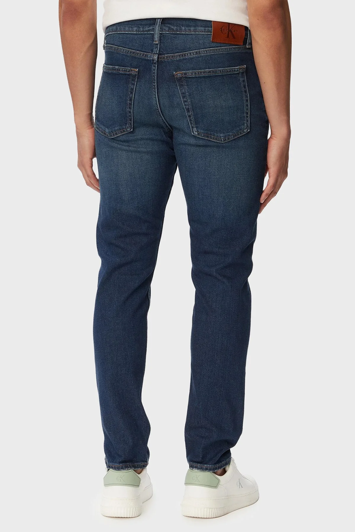 Calvin Klein Pamuklu Slim Fit Normal Bel Jeans LV04RG900G4G5 Erkek Kot Pantolon LV04RG900G 4G5 LACİVERT - 3