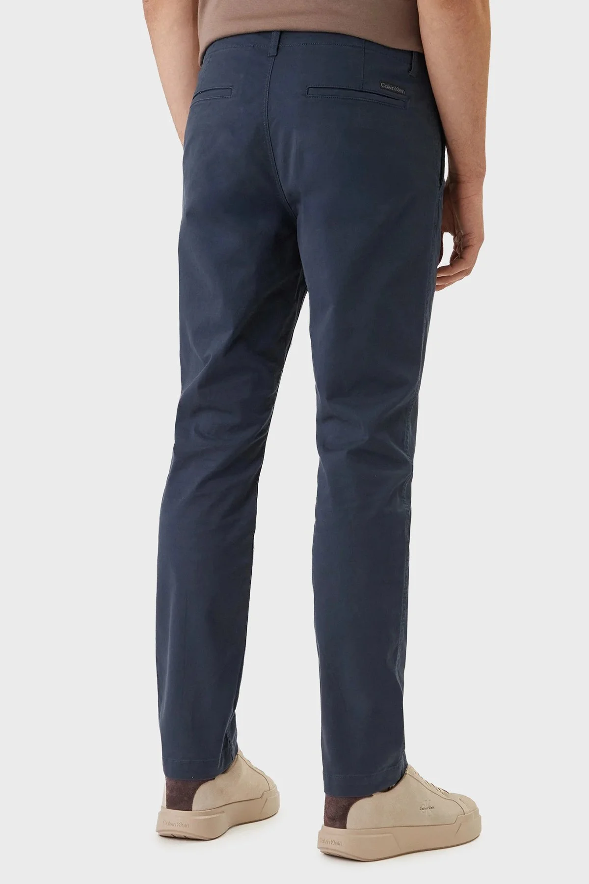 Calvin Klein Pamuklu Slim Fit Normal Bel LV04RF618GPPK Erkek Pantolon LV04RF618G PPK LACİVERT - 3