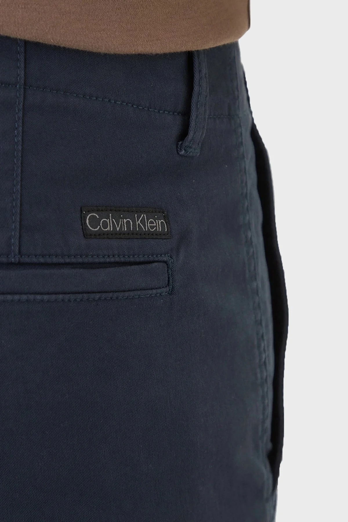 Calvin Klein Pamuklu Slim Fit Normal Bel LV04RF618GPPK Erkek Pantolon LV04RF618G PPK LACİVERT - 5