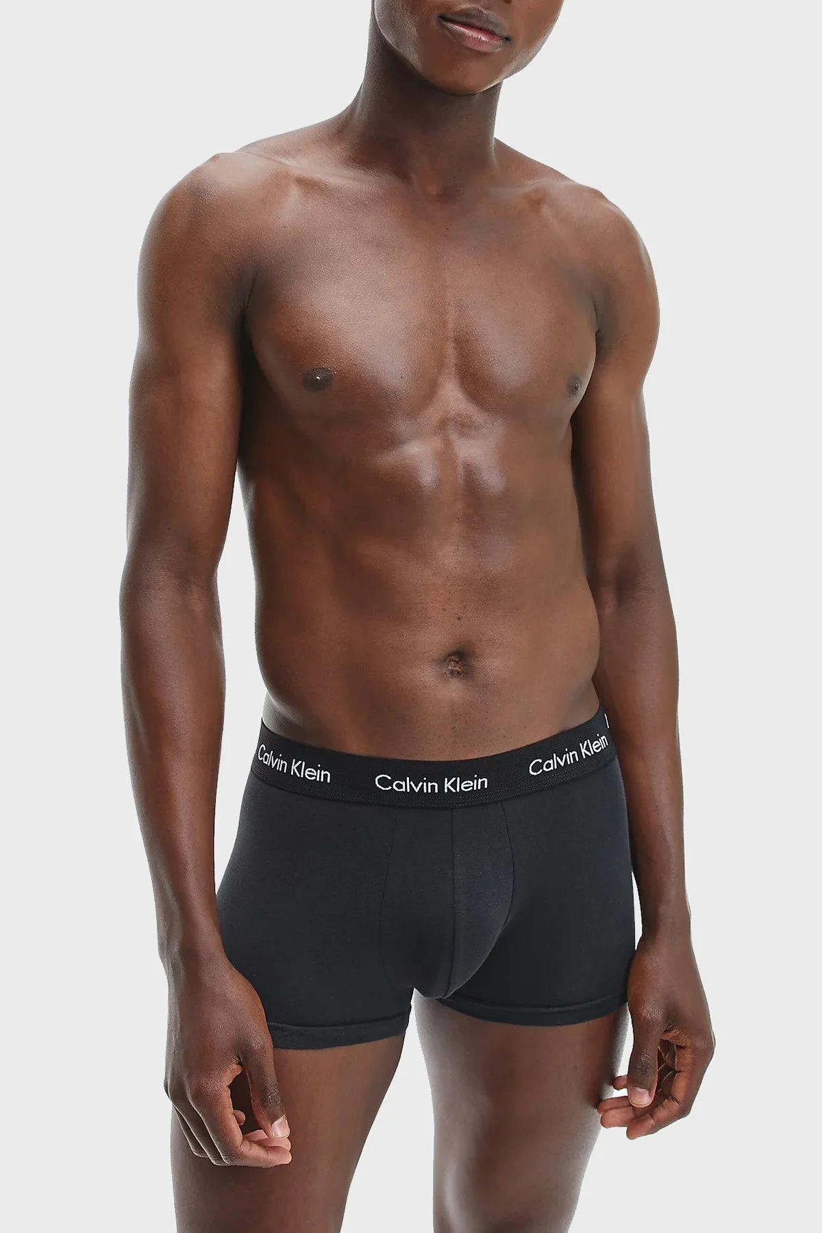 Calvin Klein Pamuklu Yumuşak Dokulu Esnek 3 Pack Erkek Boxer 0000U2664 GYKS SİYAH-GRİ - 2