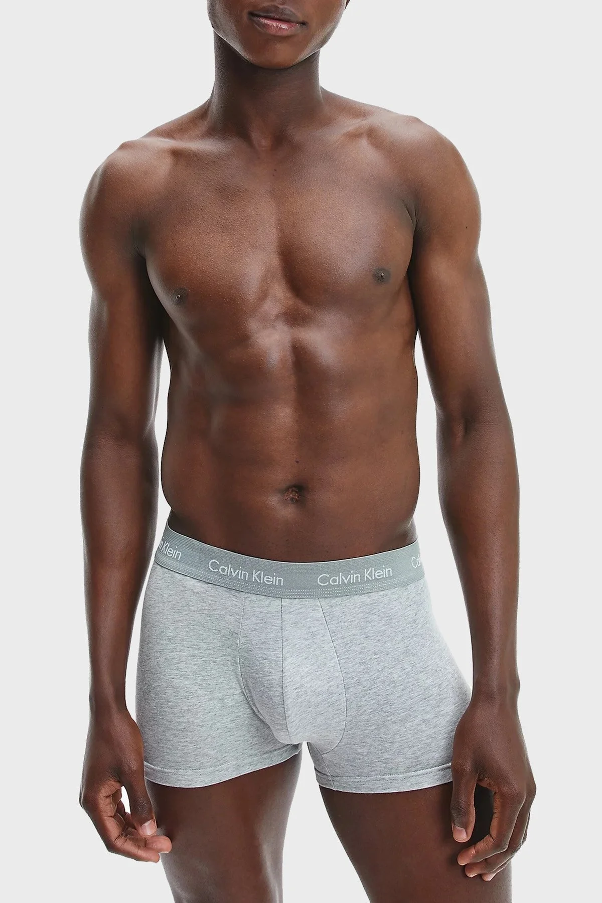Calvin Klein Pamuklu Yumuşak Dokulu Esnek 3 Pack Erkek Boxer 0000U2664 GYKS SİYAH-GRİ - 4