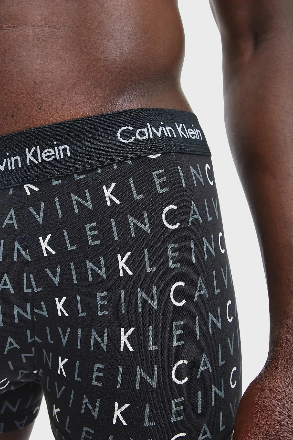 Calvin Klein Pamuklu Yumuşak Dokulu Esnek 3 Pack Erkek Boxer 0000U2664 GYKS SİYAH-GRİ - 5