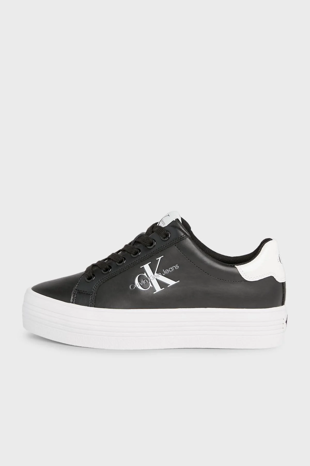 Calvin Klein Platform Sneaker YW0YW013930GM Bayan Ayakkabı YW0YW01393 0GM SİYAH-BEYAZ - 2