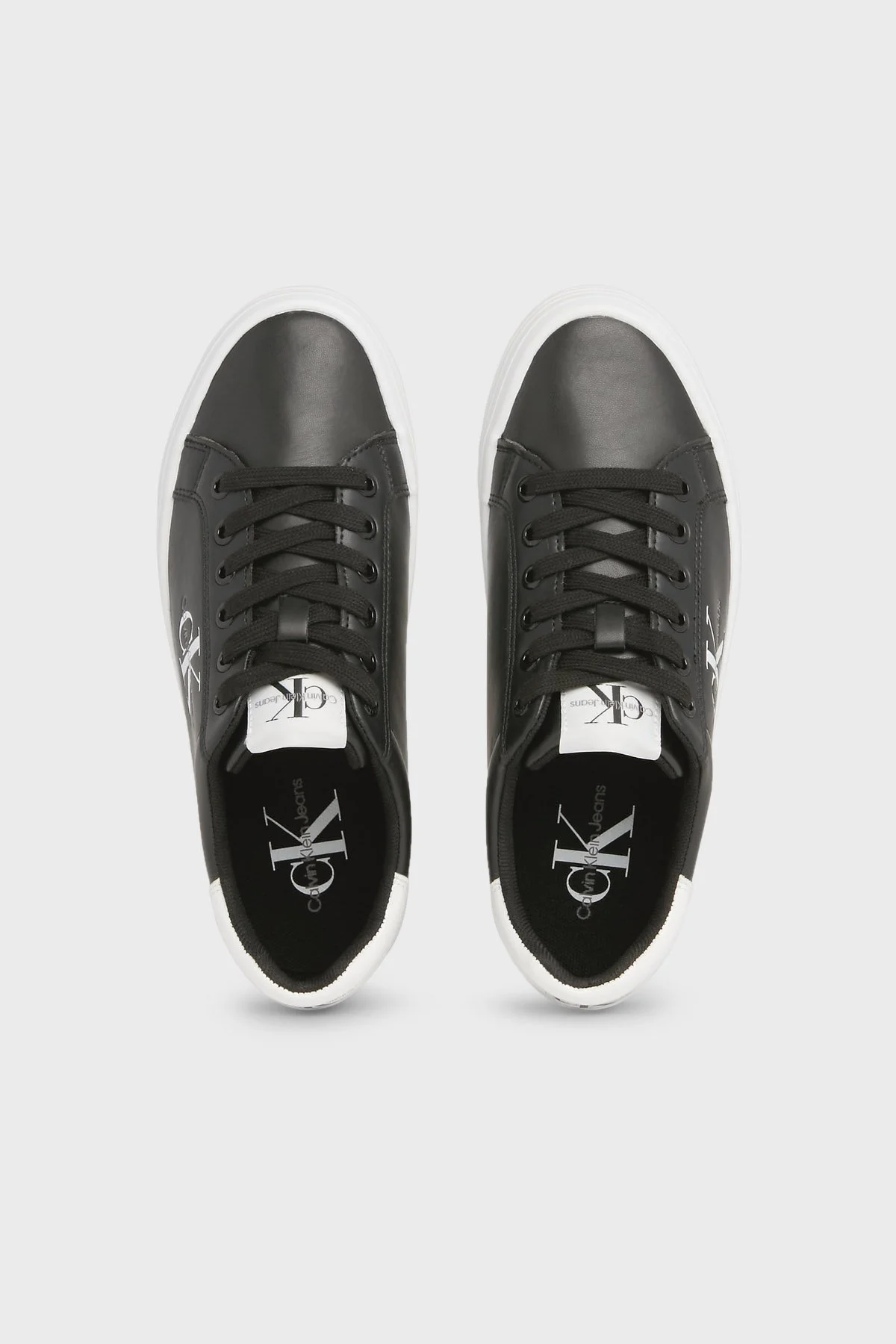 Calvin Klein Platform Sneaker YW0YW013930GM Bayan Ayakkabı YW0YW01393 0GM SİYAH-BEYAZ - 3